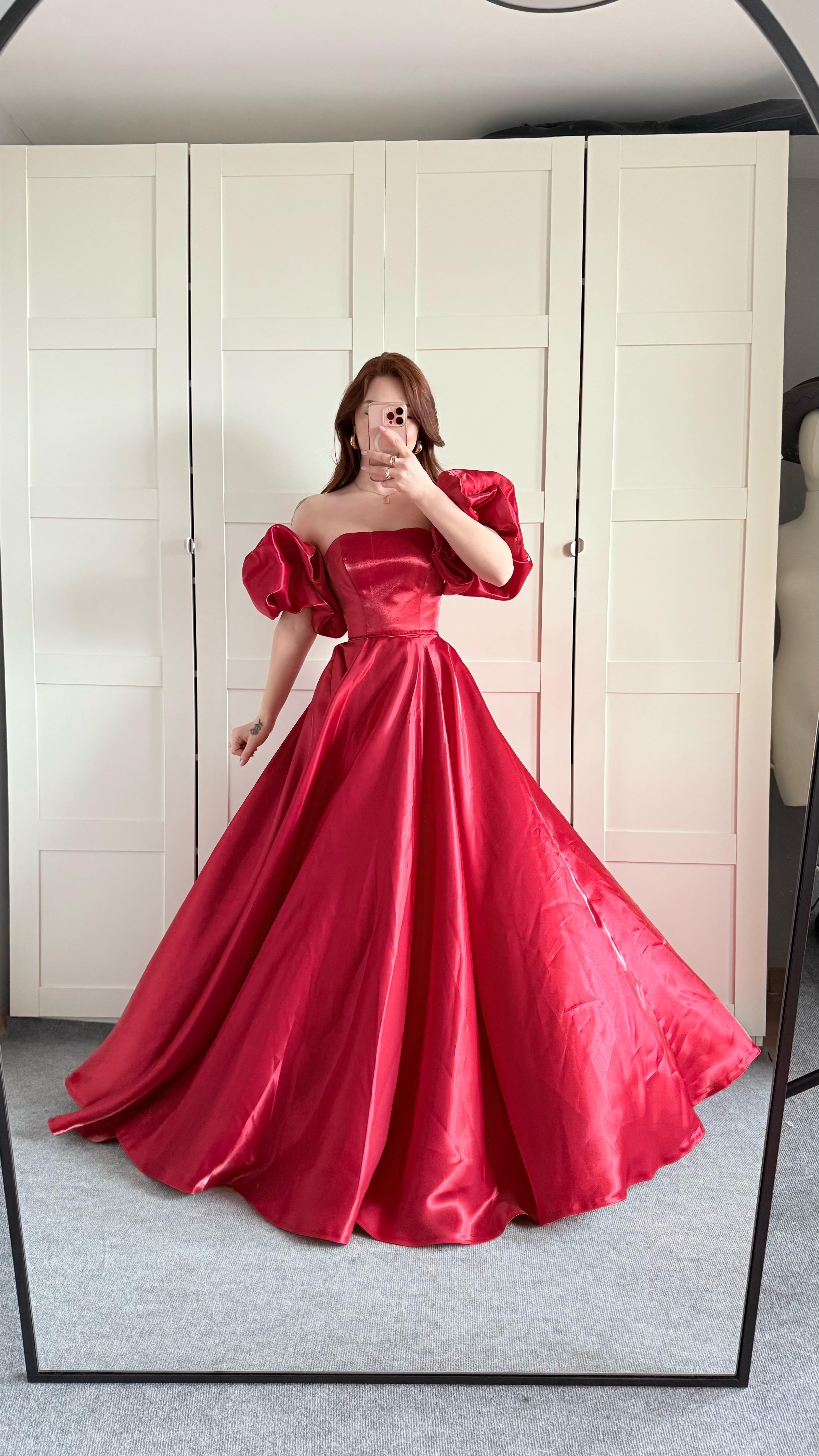 Barbie princess Abiye Kırmızı