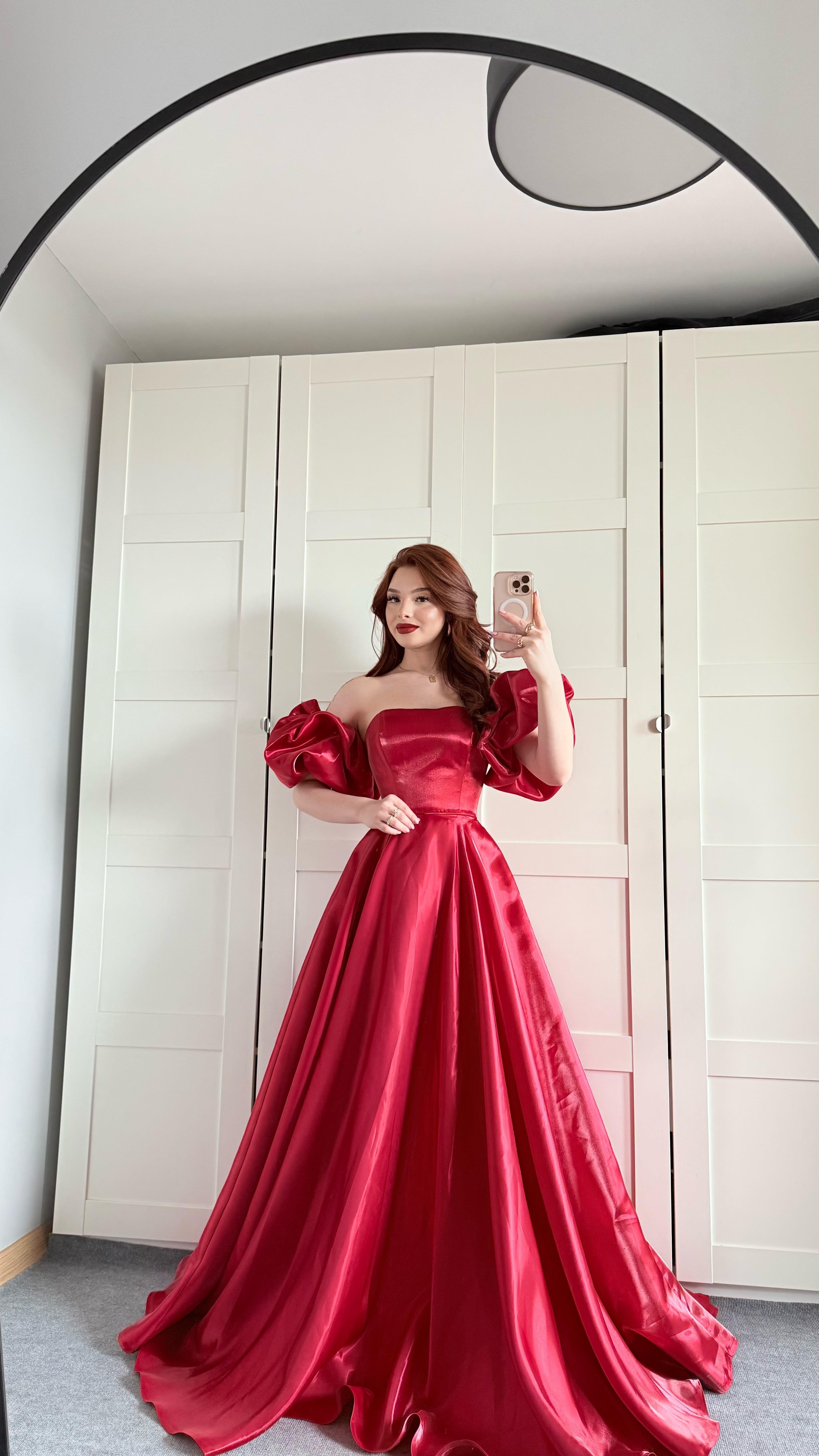 Barbie princess Abiye Kırmızı