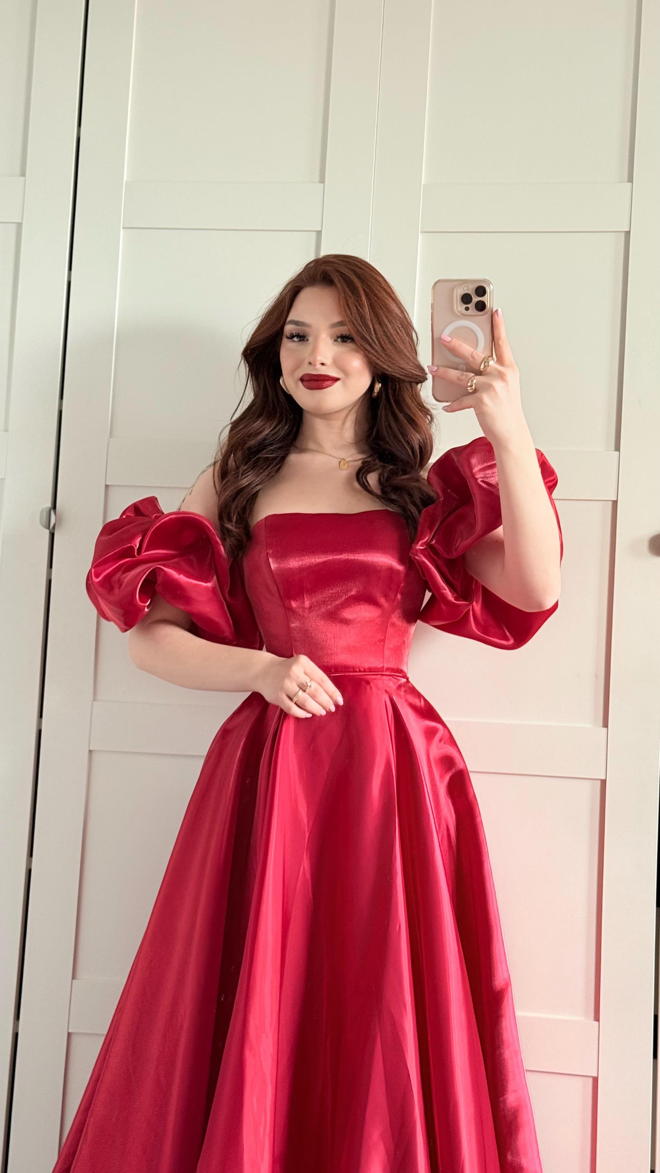 Barbie princess Abiye Kırmızı