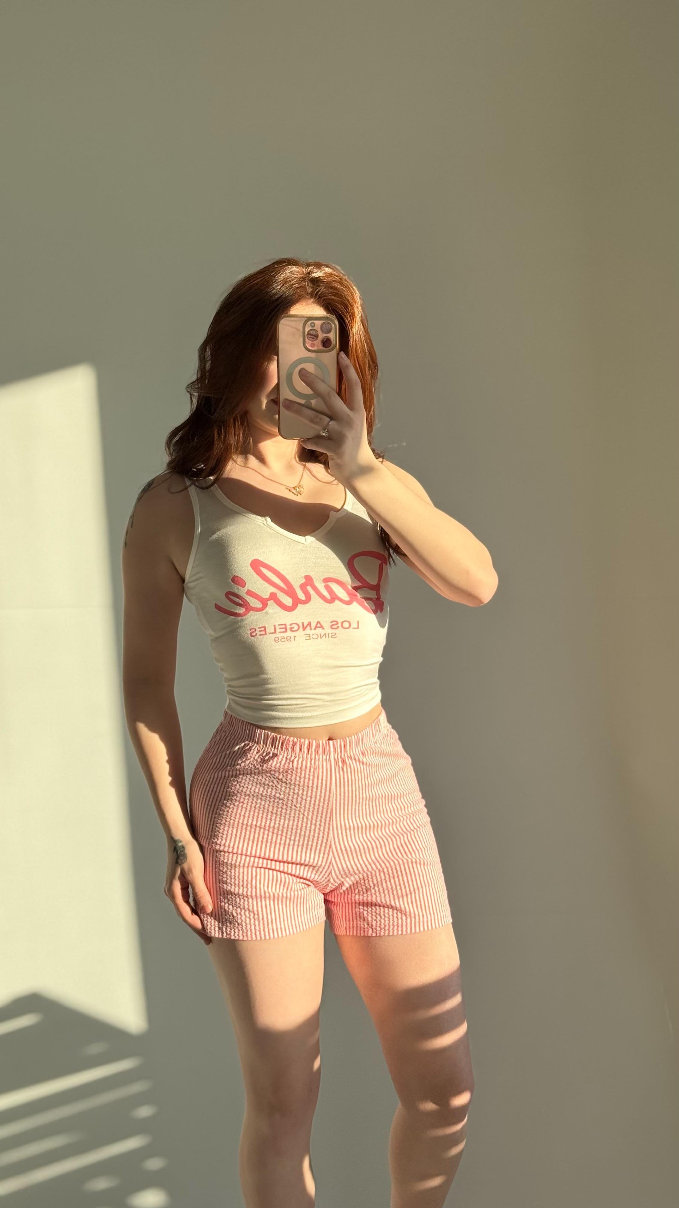 Barbie Şort Takım Pembe