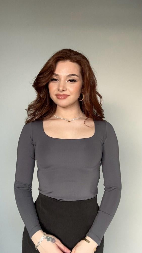Basıc Bluz Gri