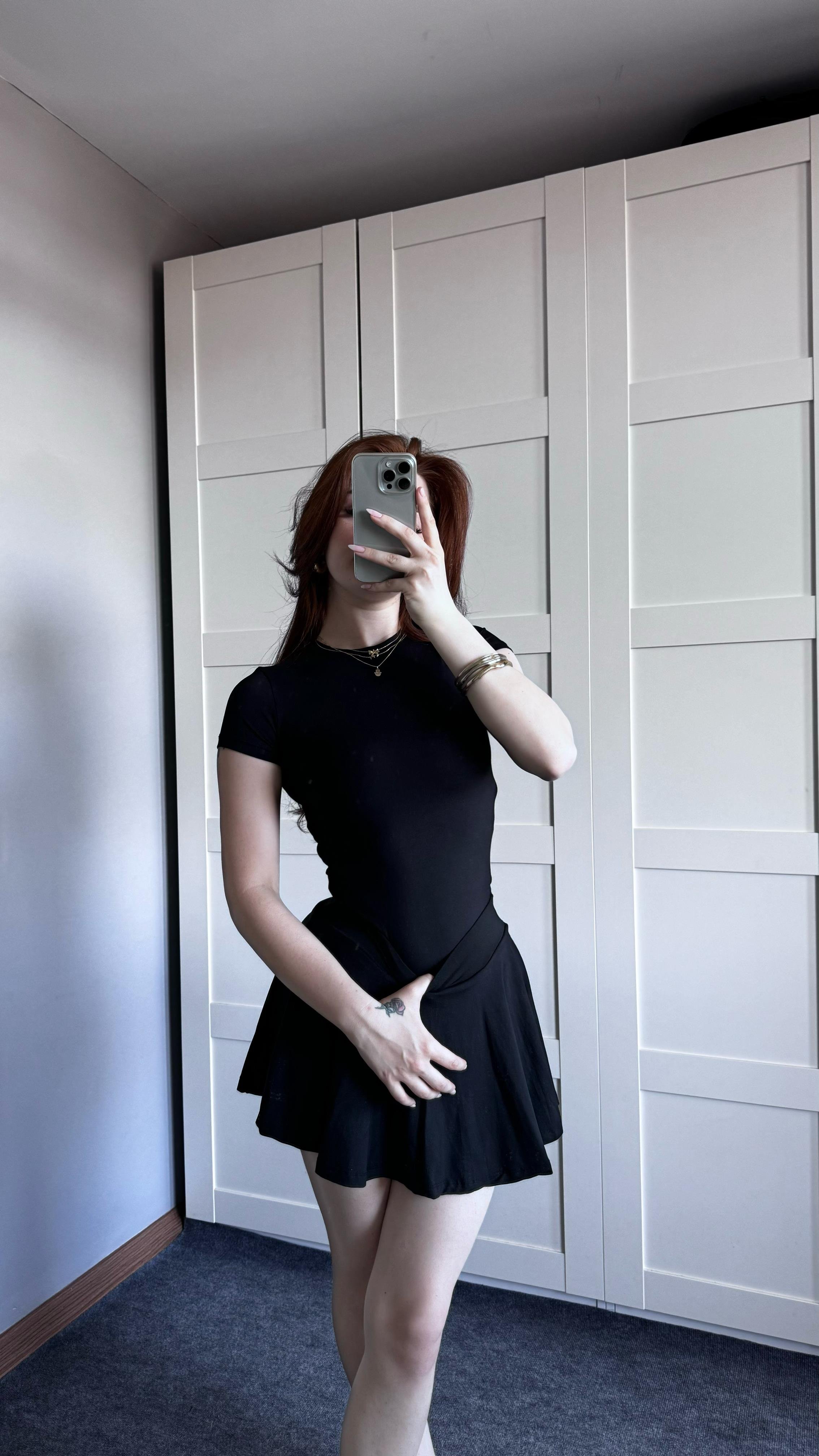 Basıc Kısa Kol Bodysuit Siyah