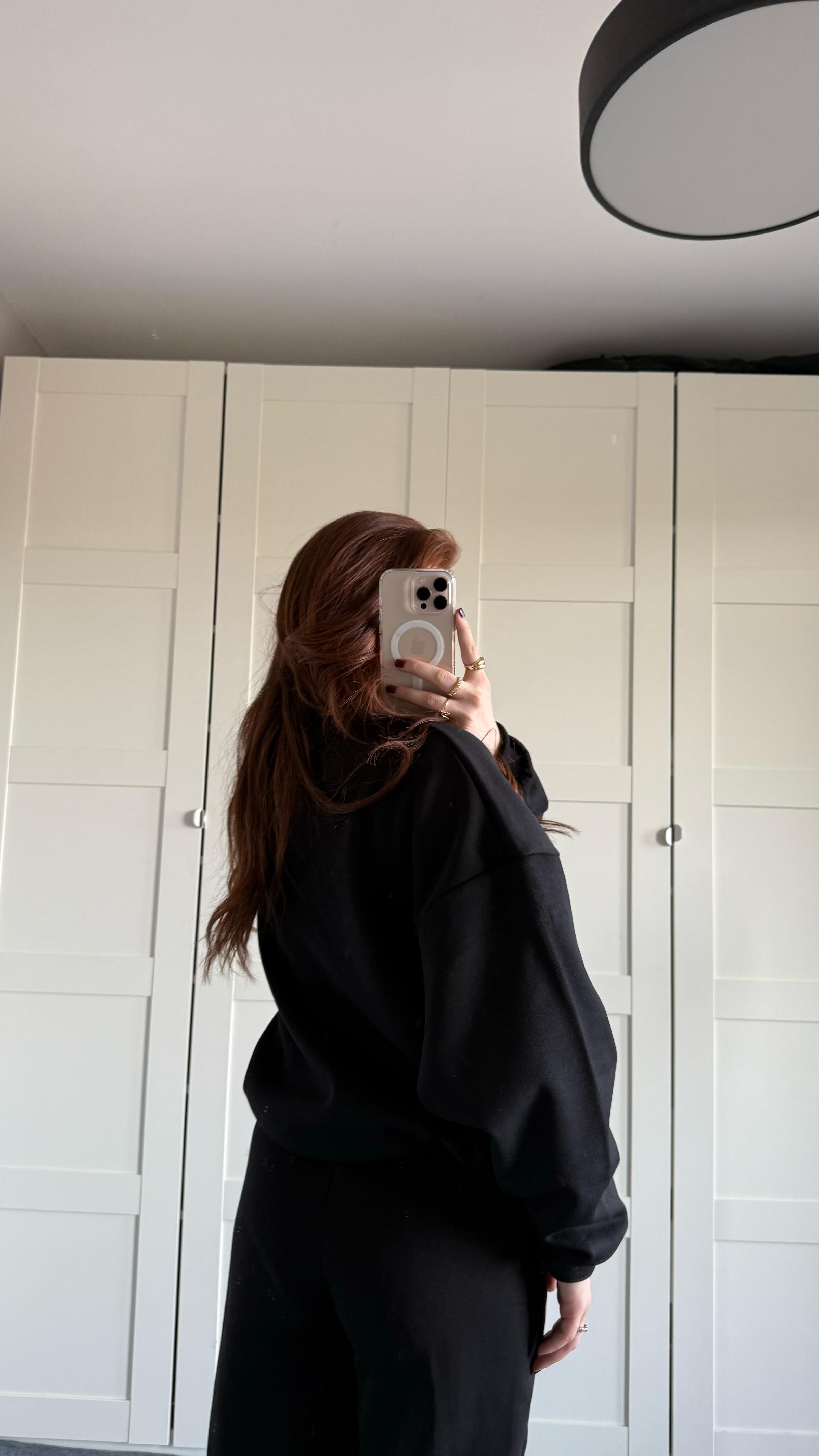 Basıc Oversize Sweat Siyah