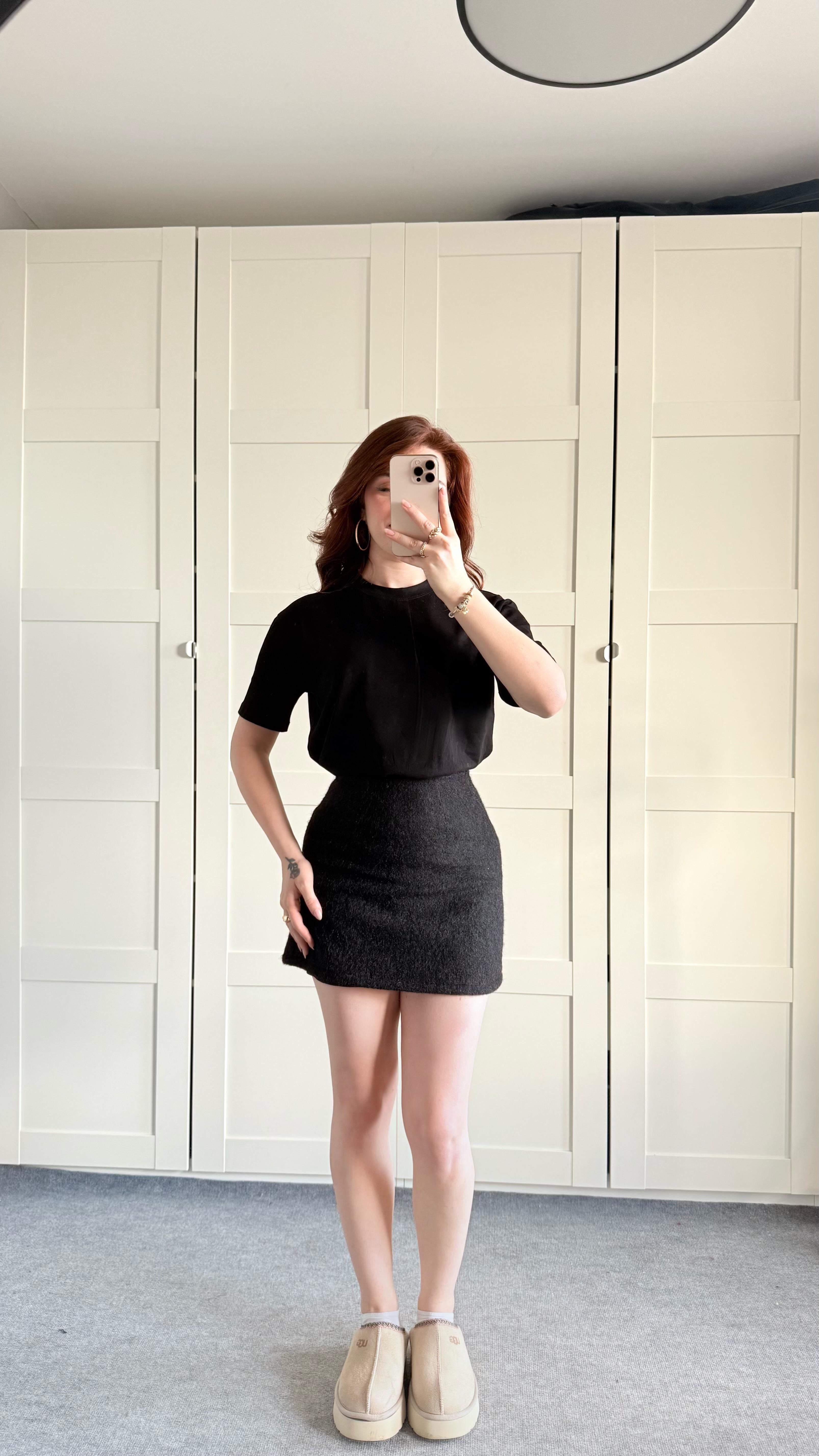 Basıc Oversize Tişört Siyah