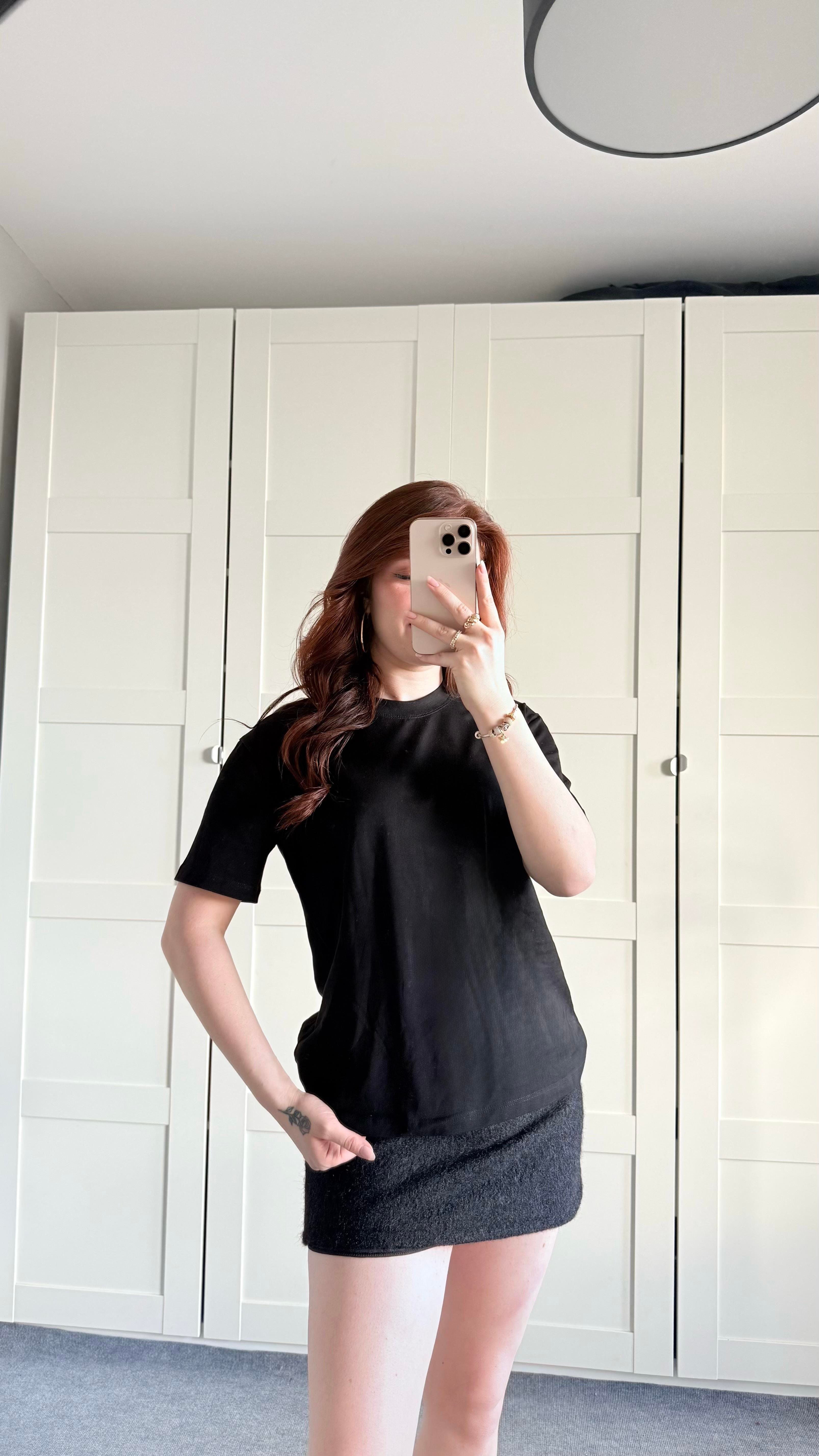 Basıc Oversize Tişört Siyah