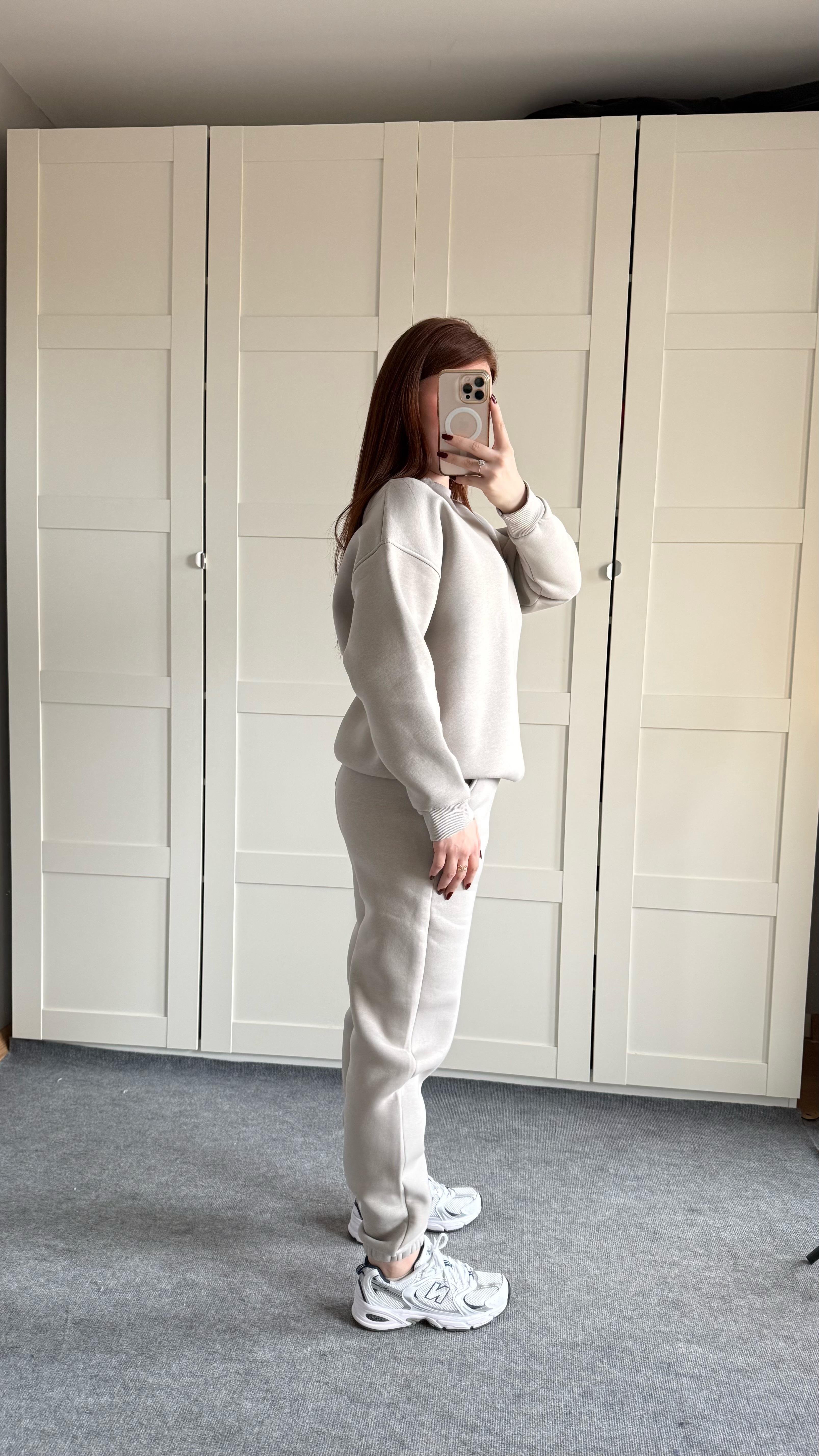 Basıc Sweat Eşofman Takımı Gri