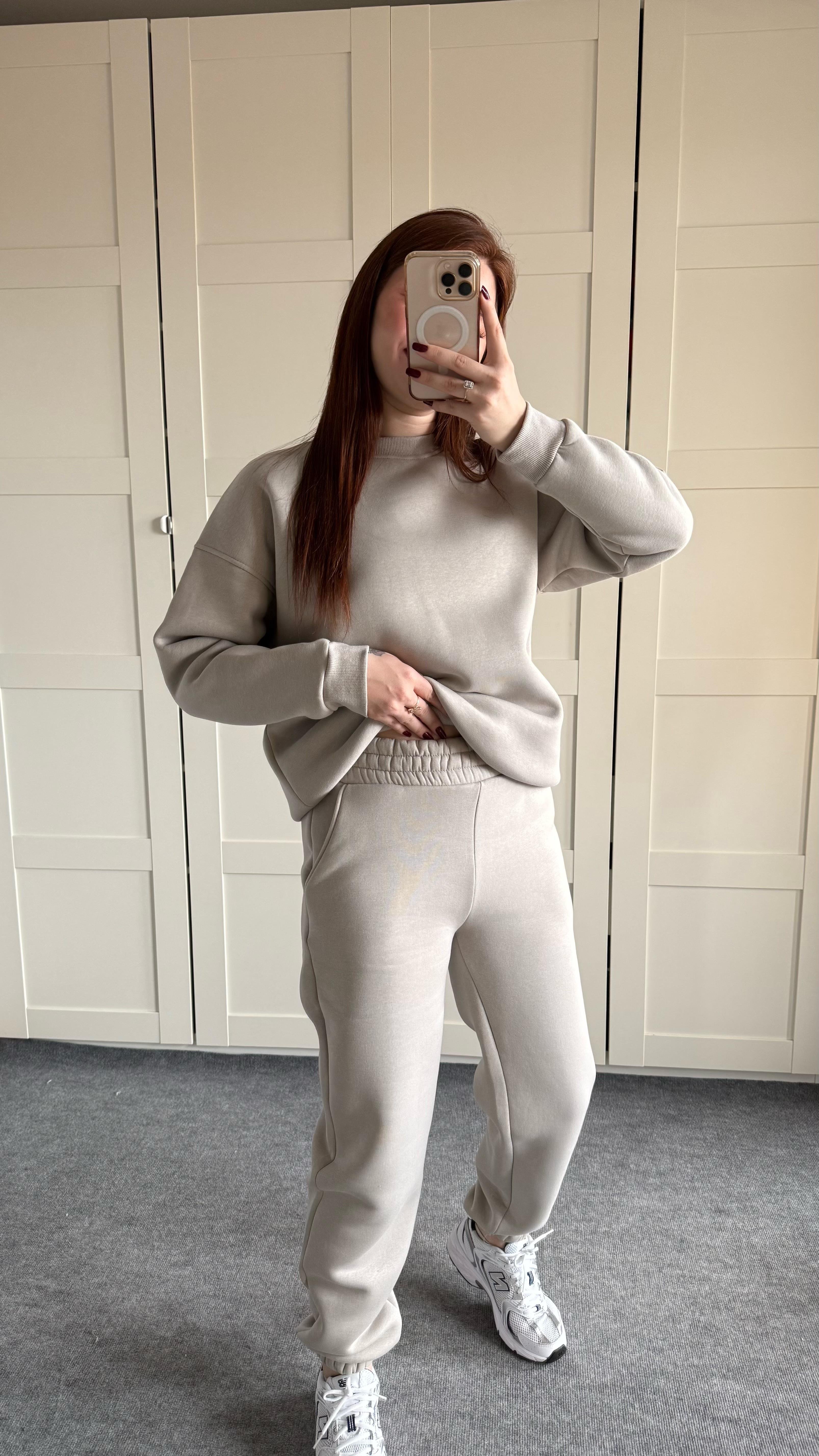 Basıc Sweat Eşofman Takımı Gri