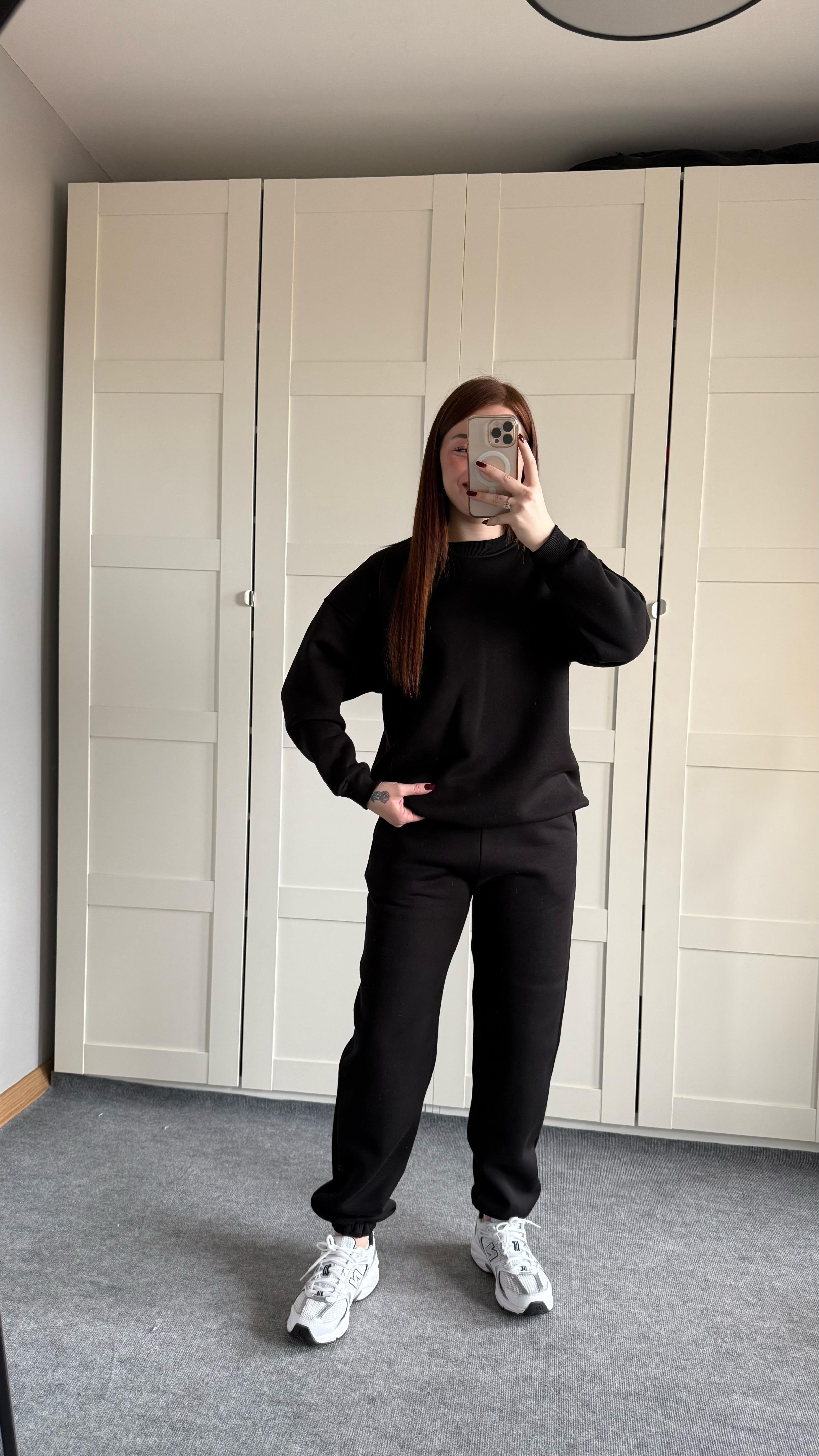 Basıc Sweat Eşofman Takımı Siyah