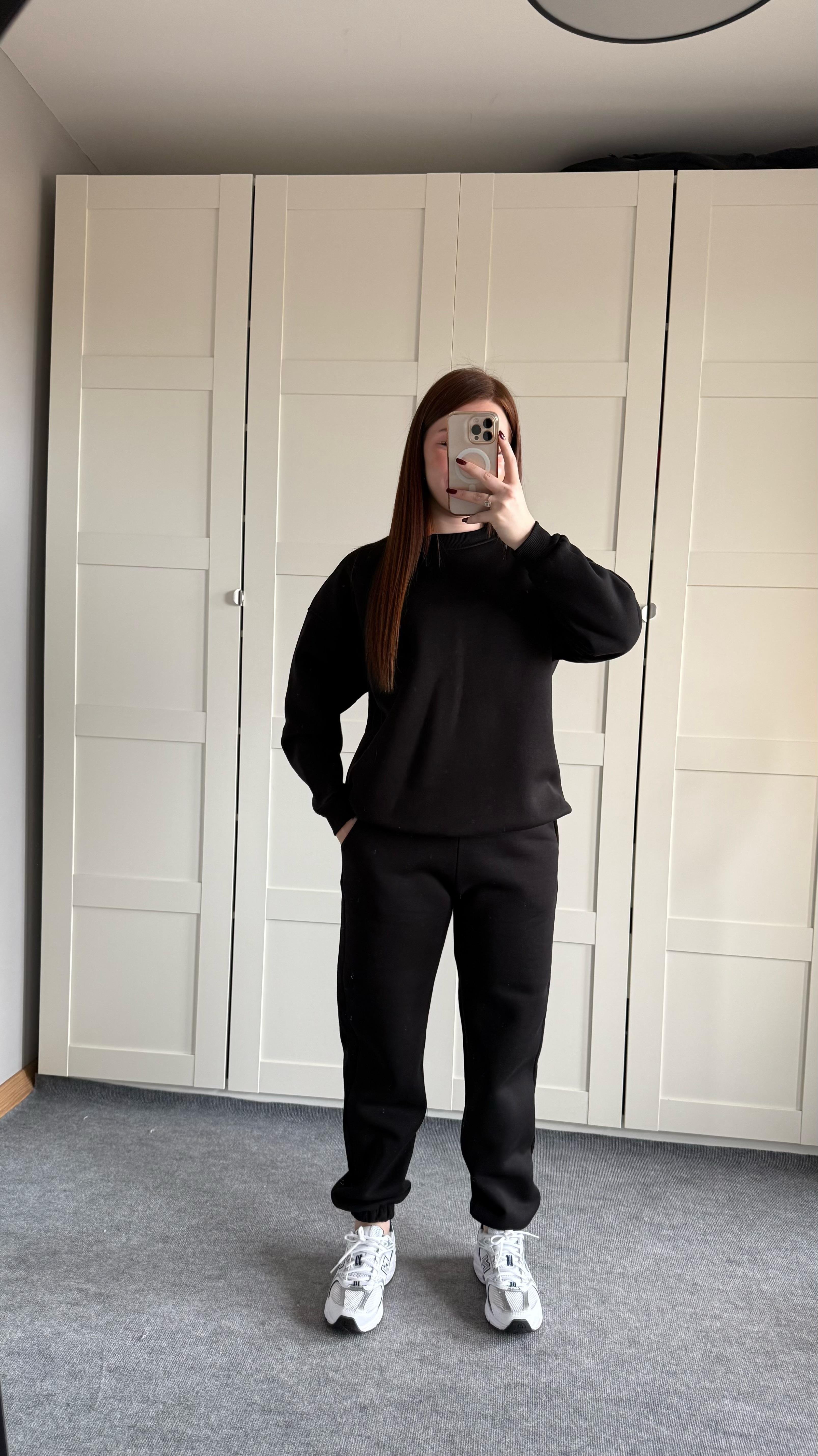 Basıc Sweat Eşofman Takımı Siyah