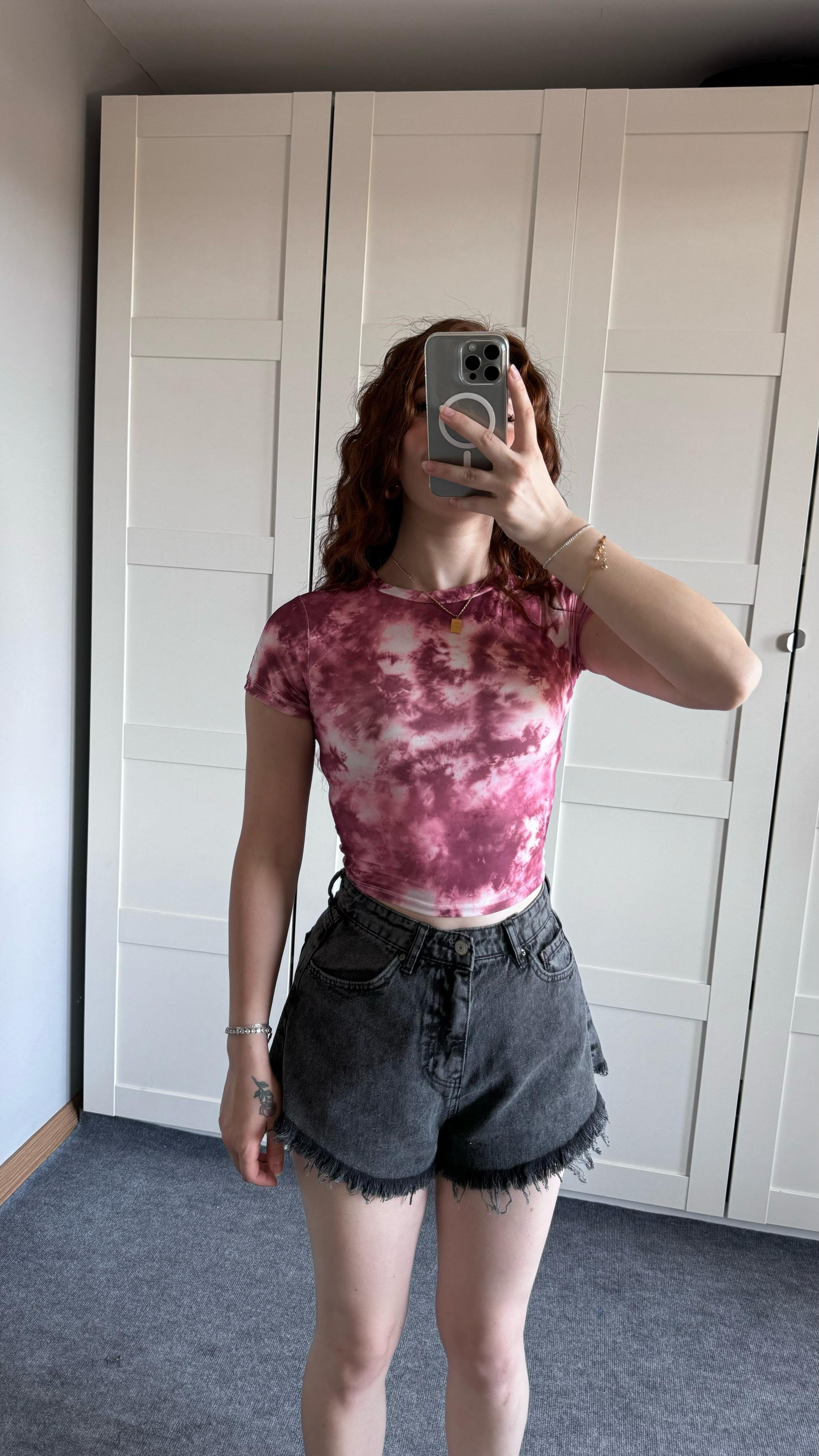 Batik Pembe Tişört 