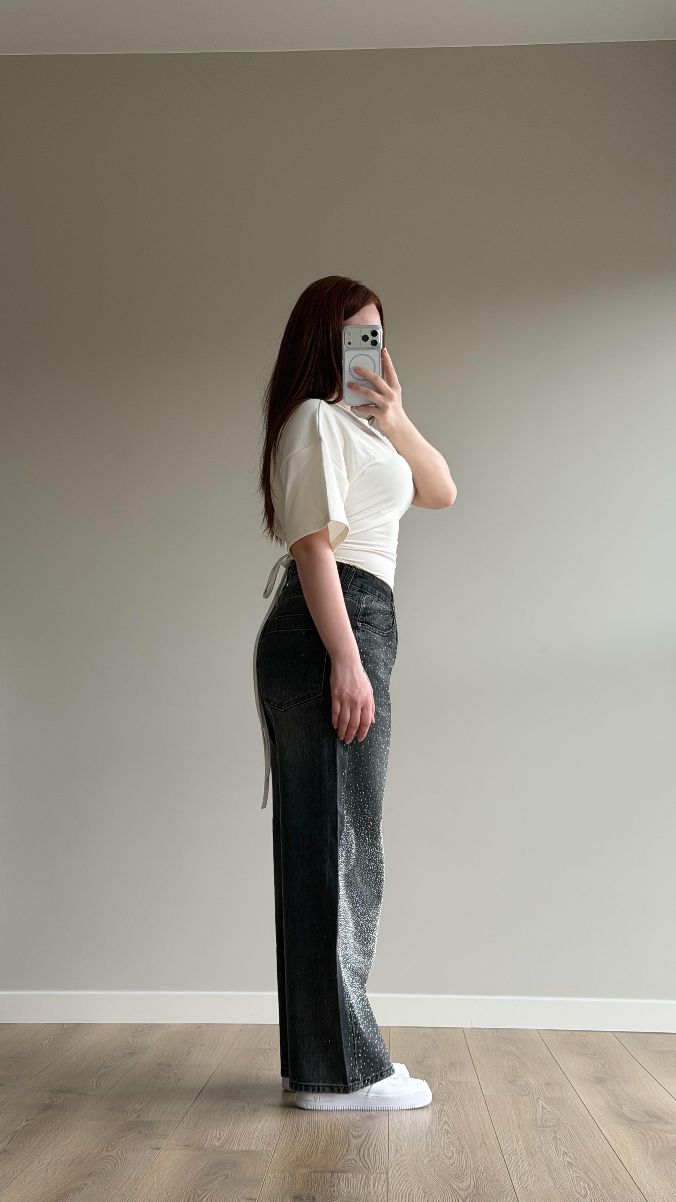 Bdg Valorant Taşlı Pantolon Füme