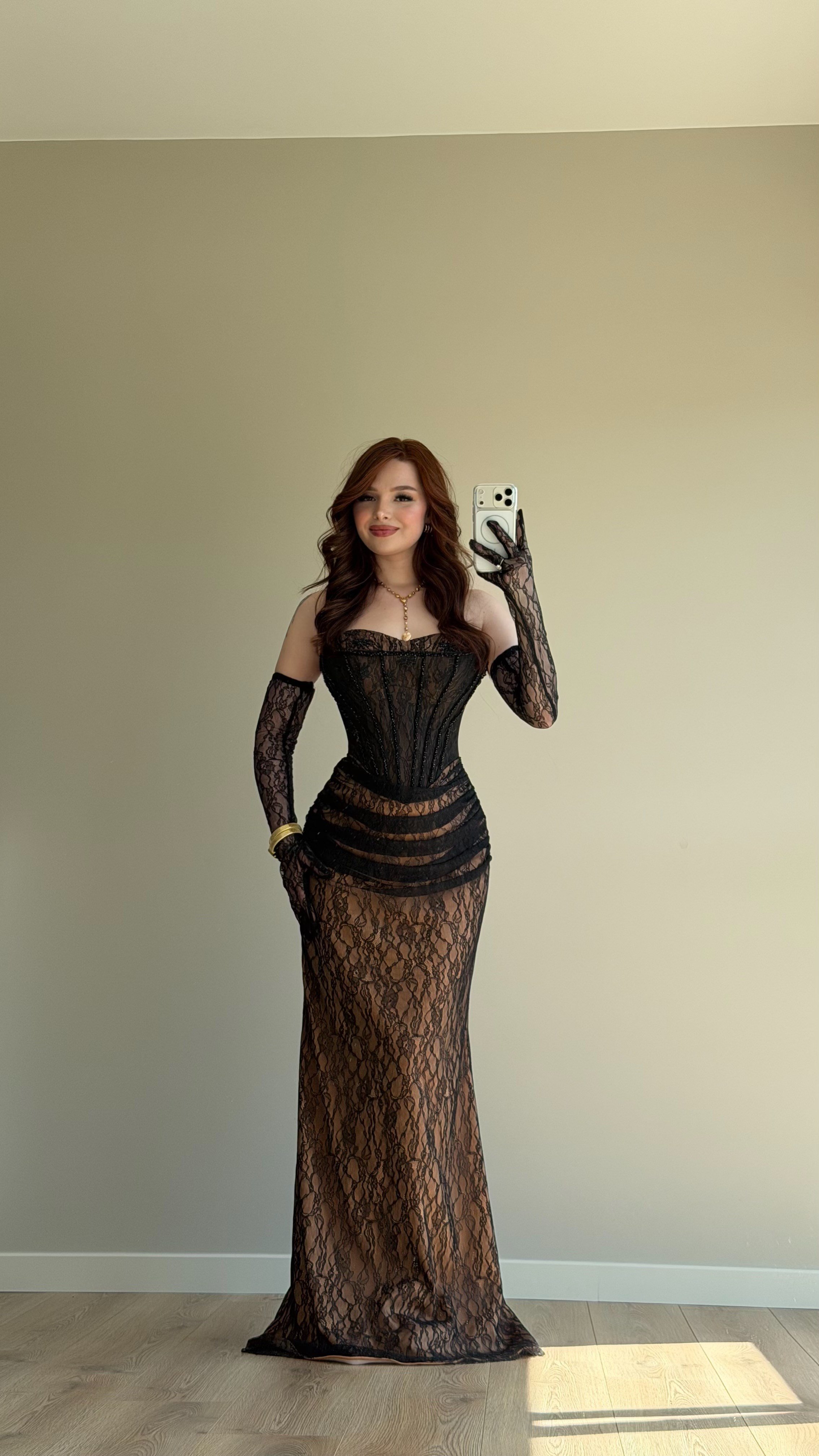 Belatrix Dantelli Abiye Siyah