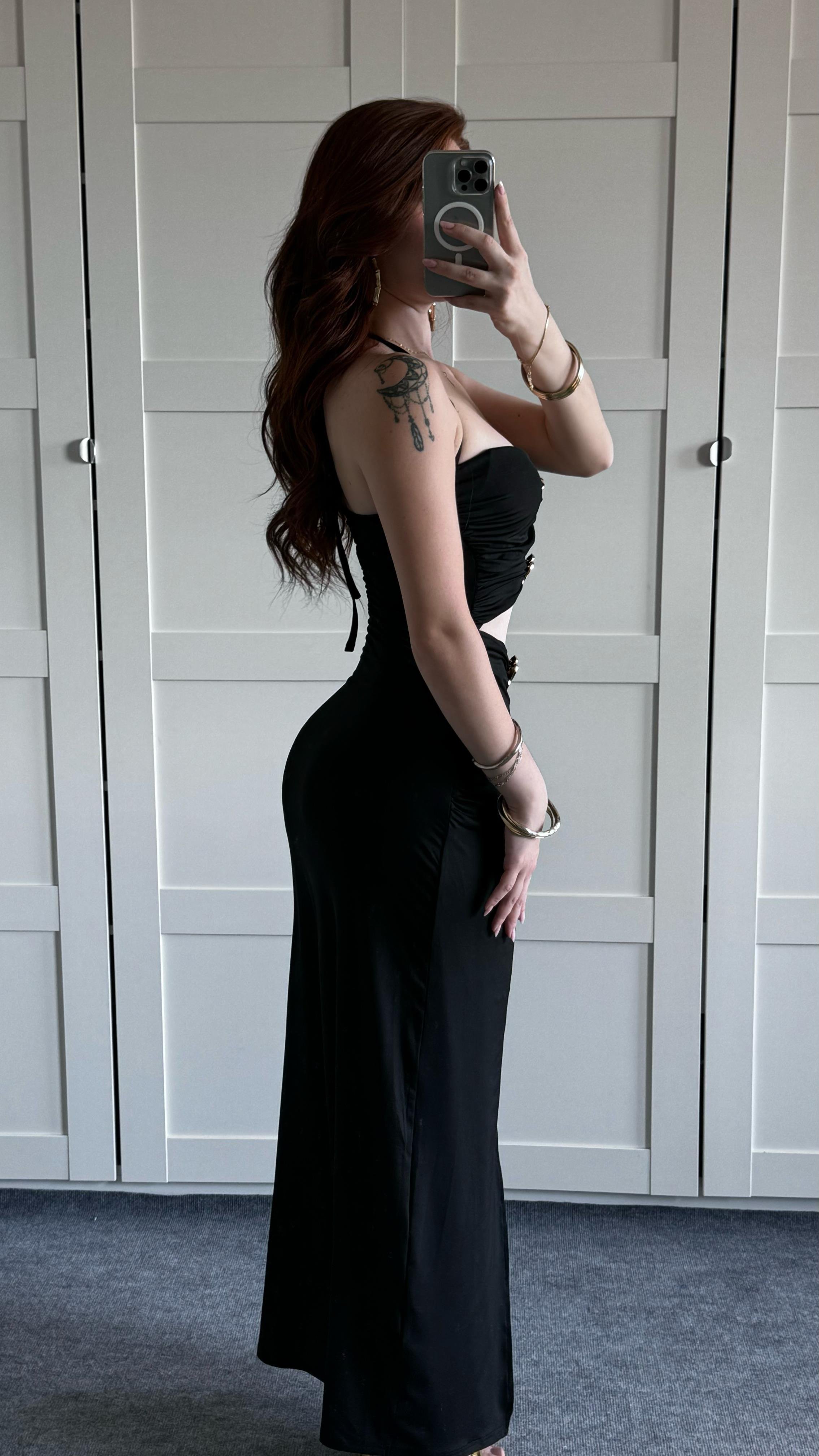 Belinda Siyah Elbise