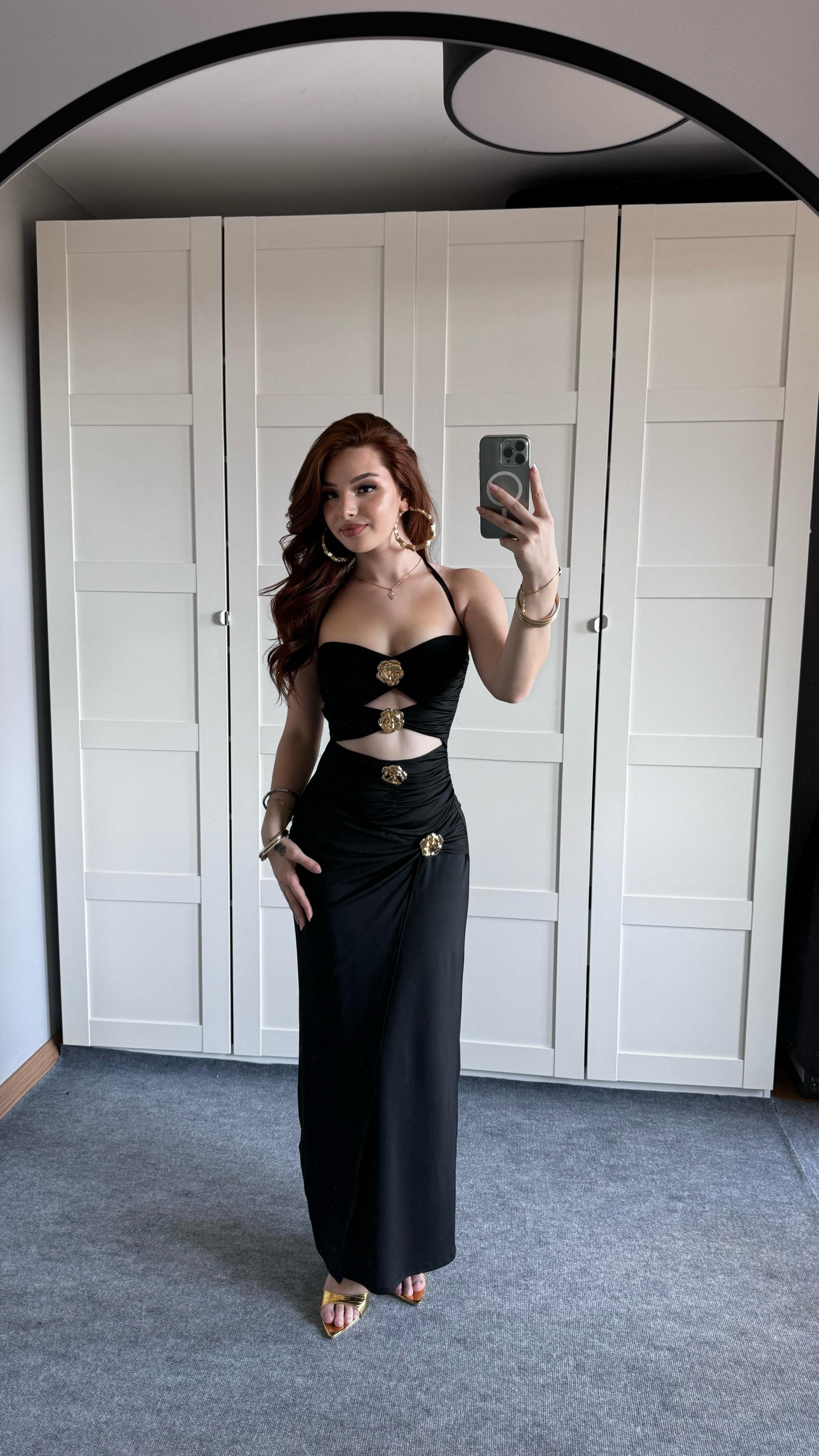Belinda Siyah Elbise