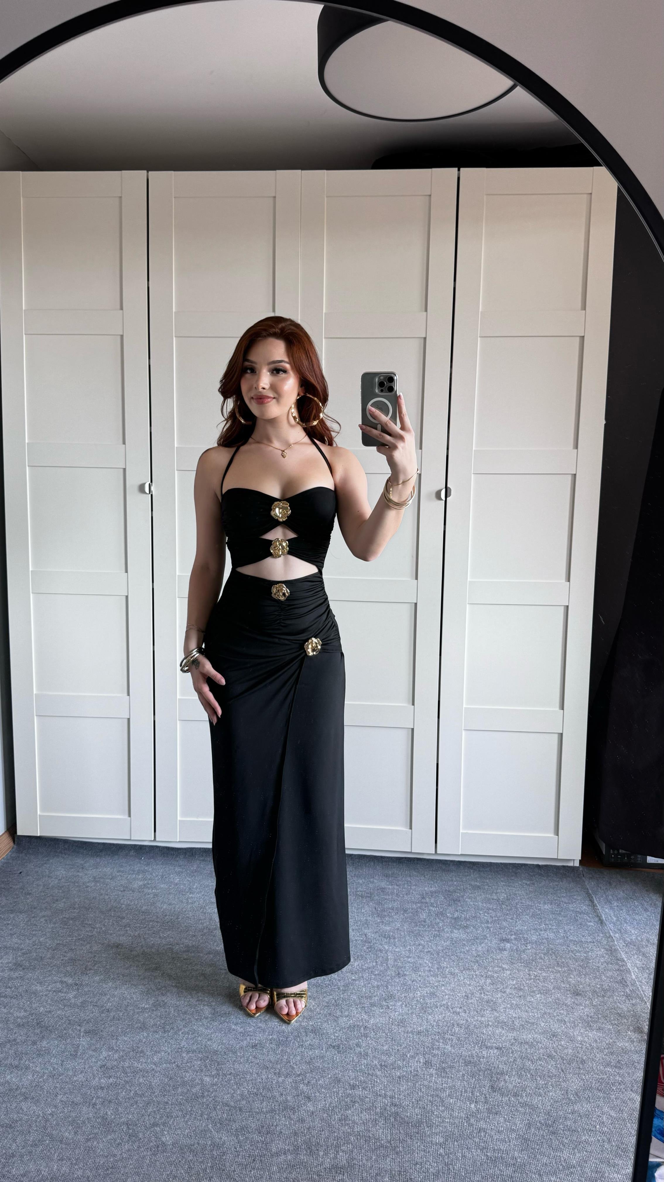 Belinda Siyah Elbise