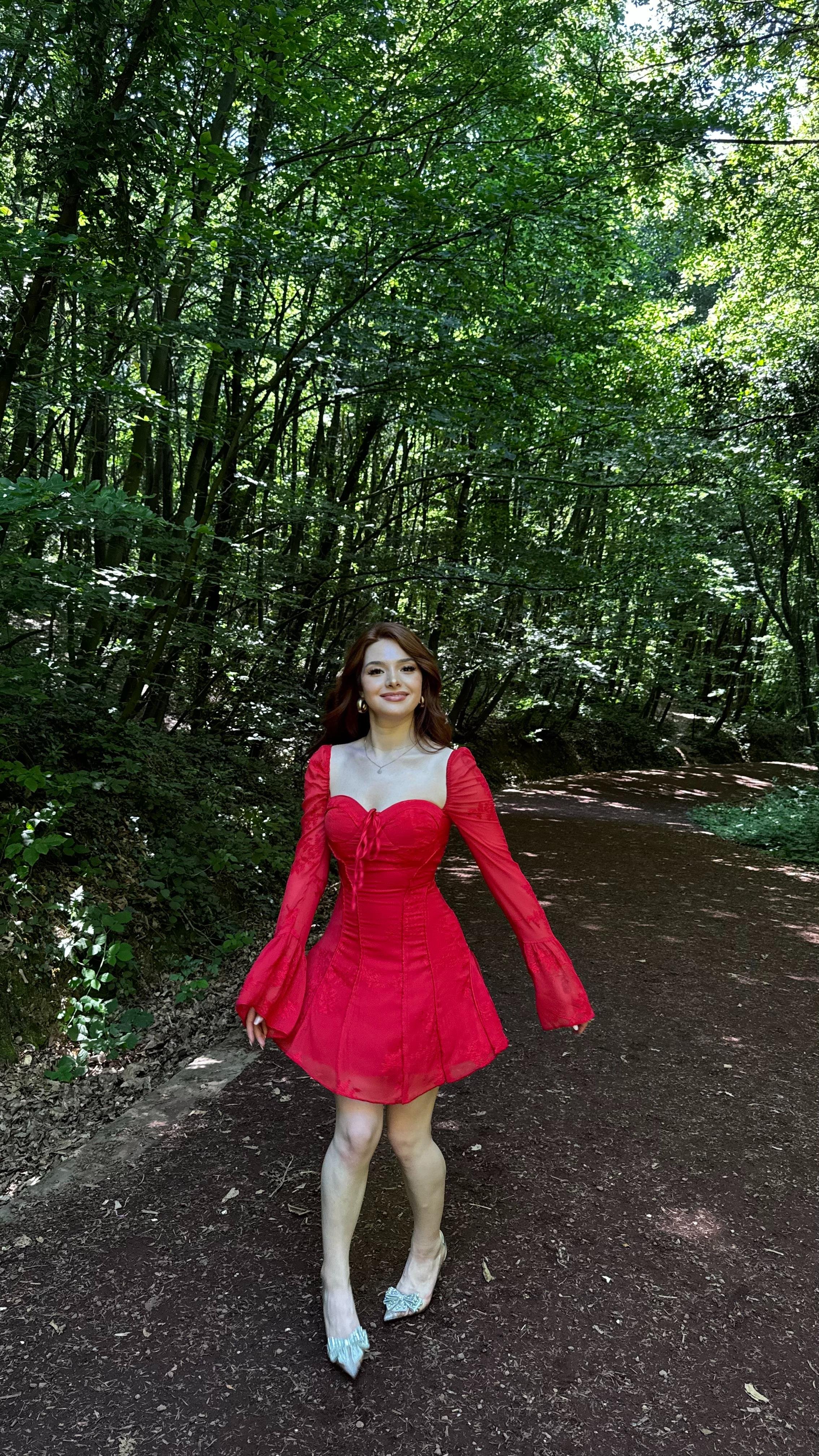 Bella Kırmızı Elbise