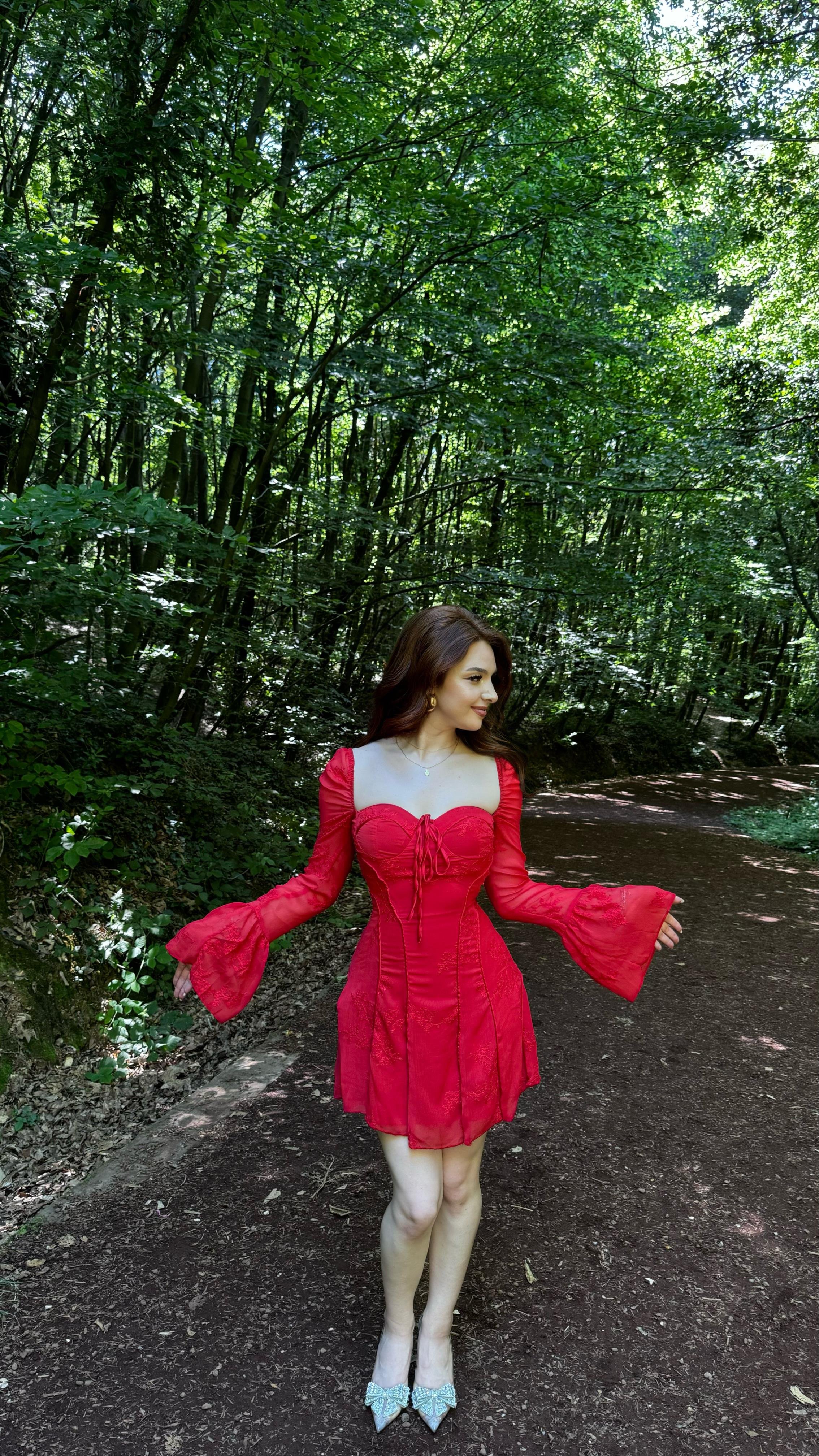 Bella Kırmızı Elbise