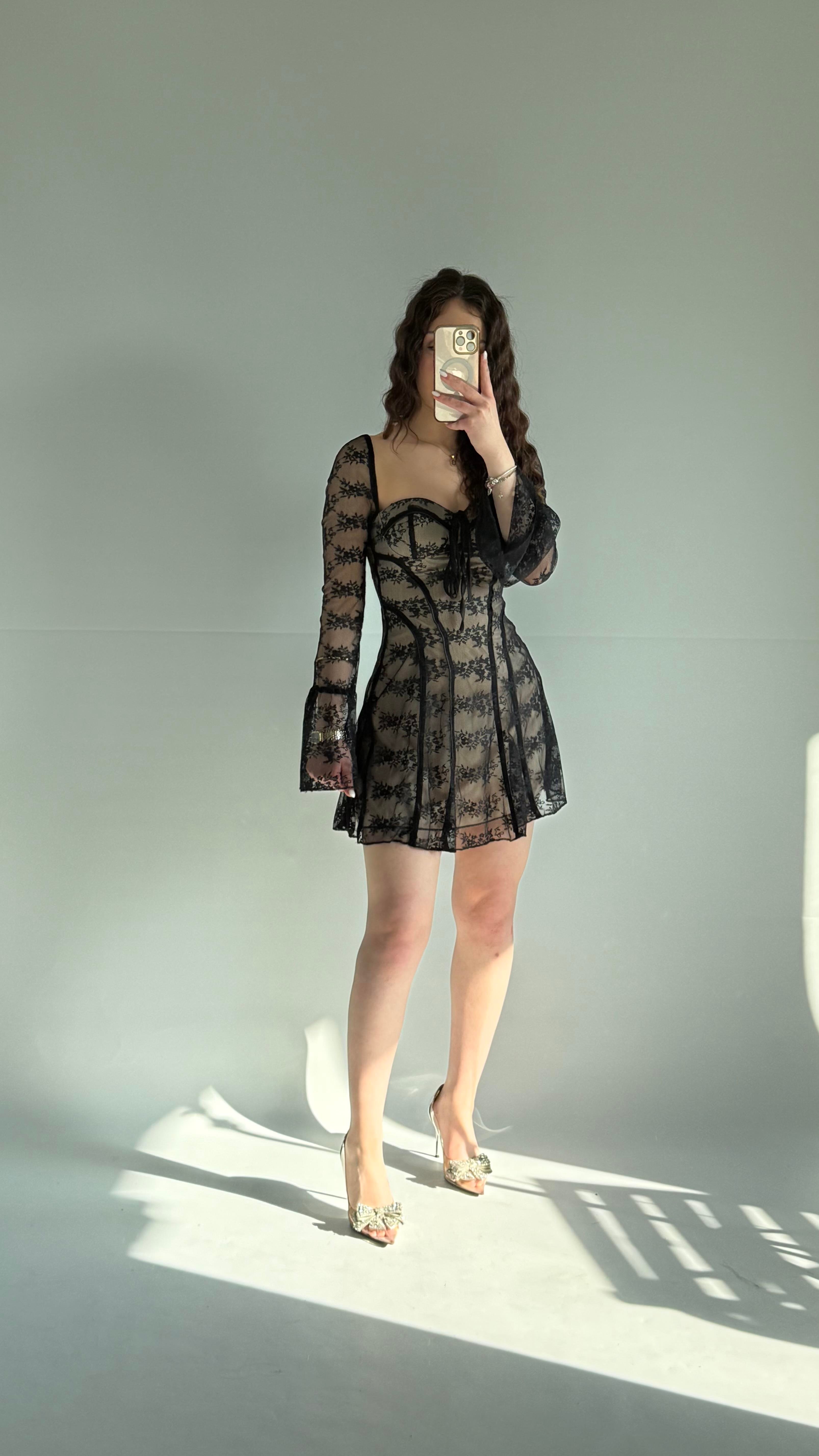 Bella Siyah Elbise