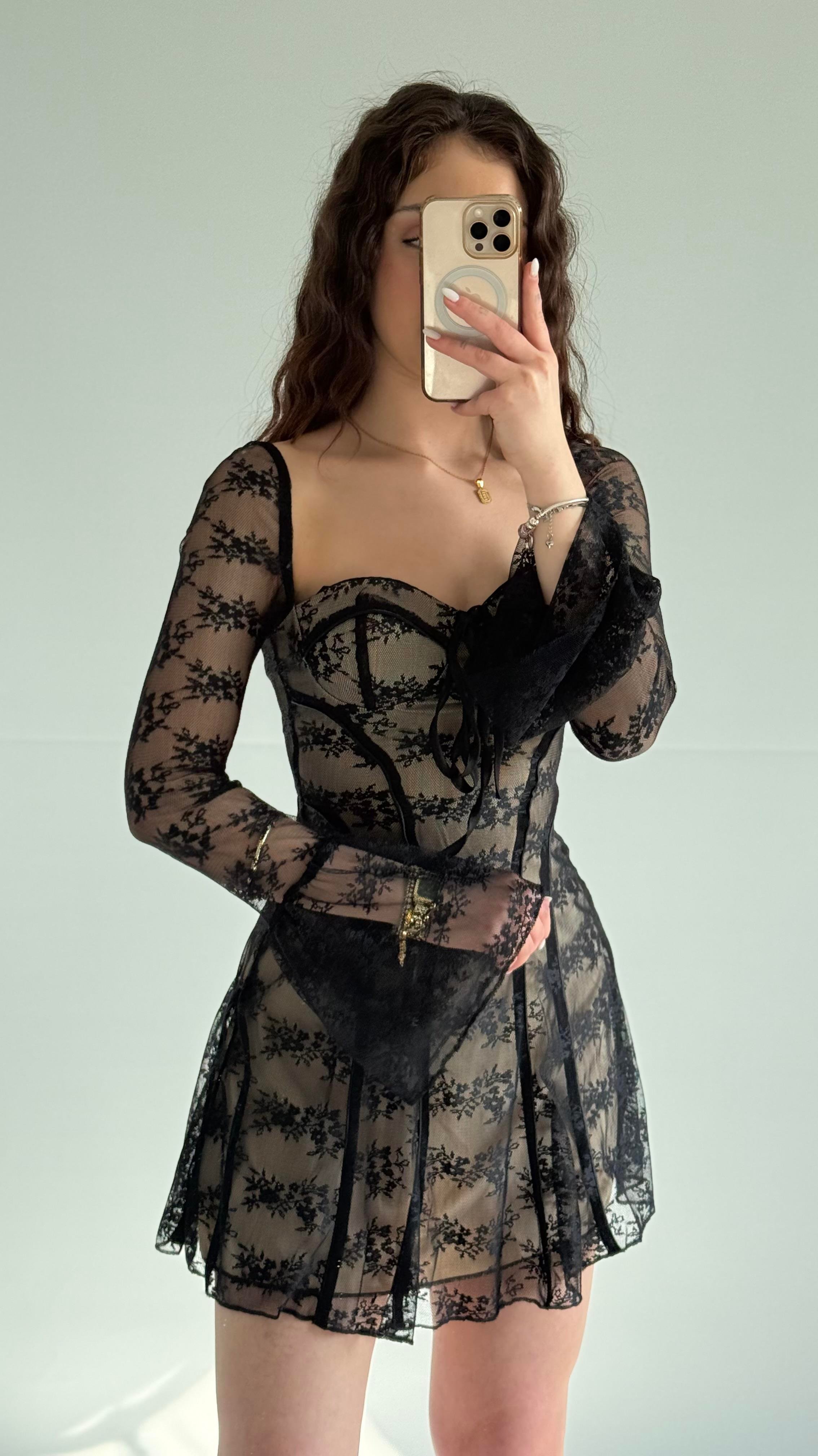 Bella Siyah Elbise