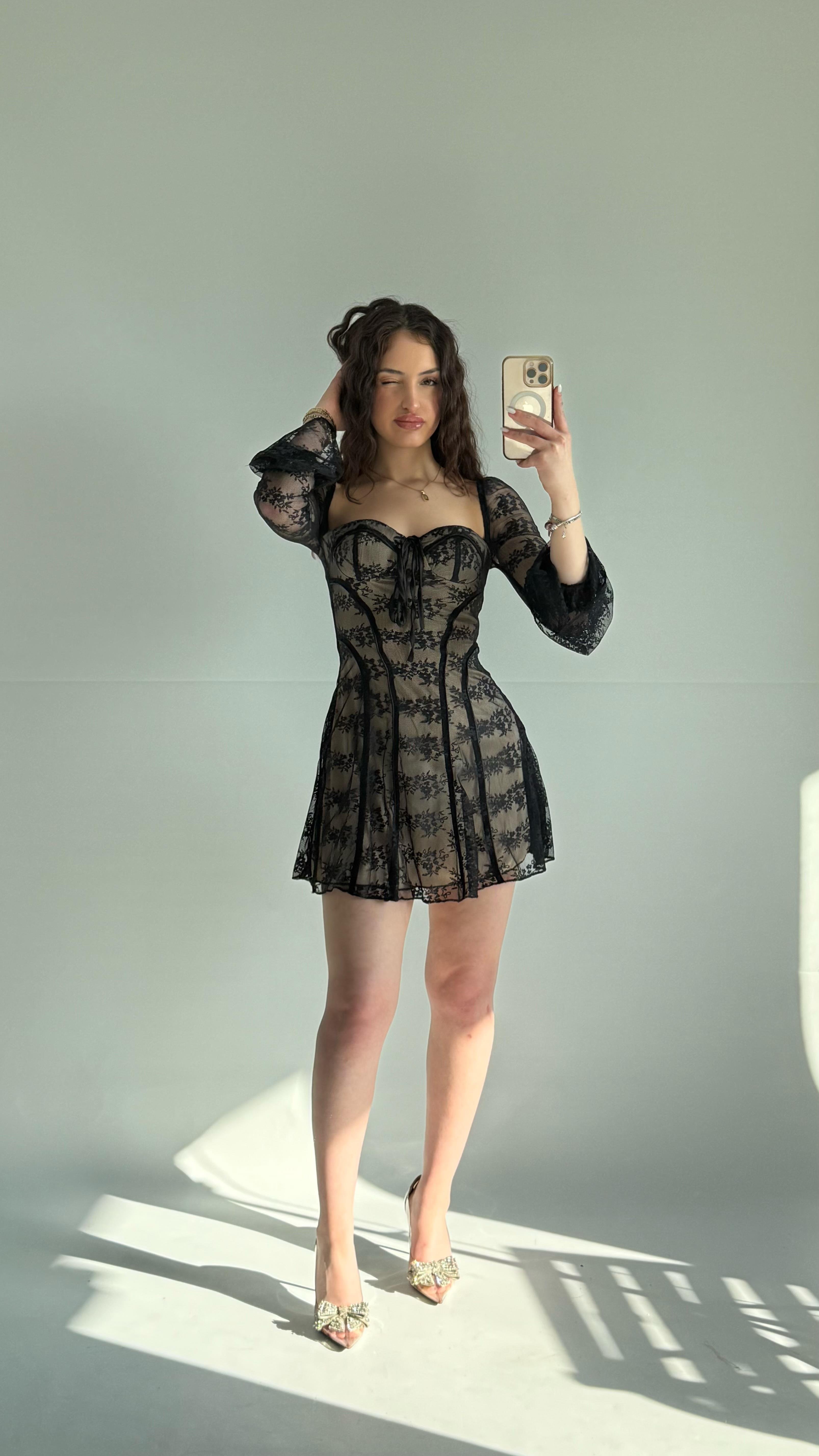 Bella Siyah Elbise