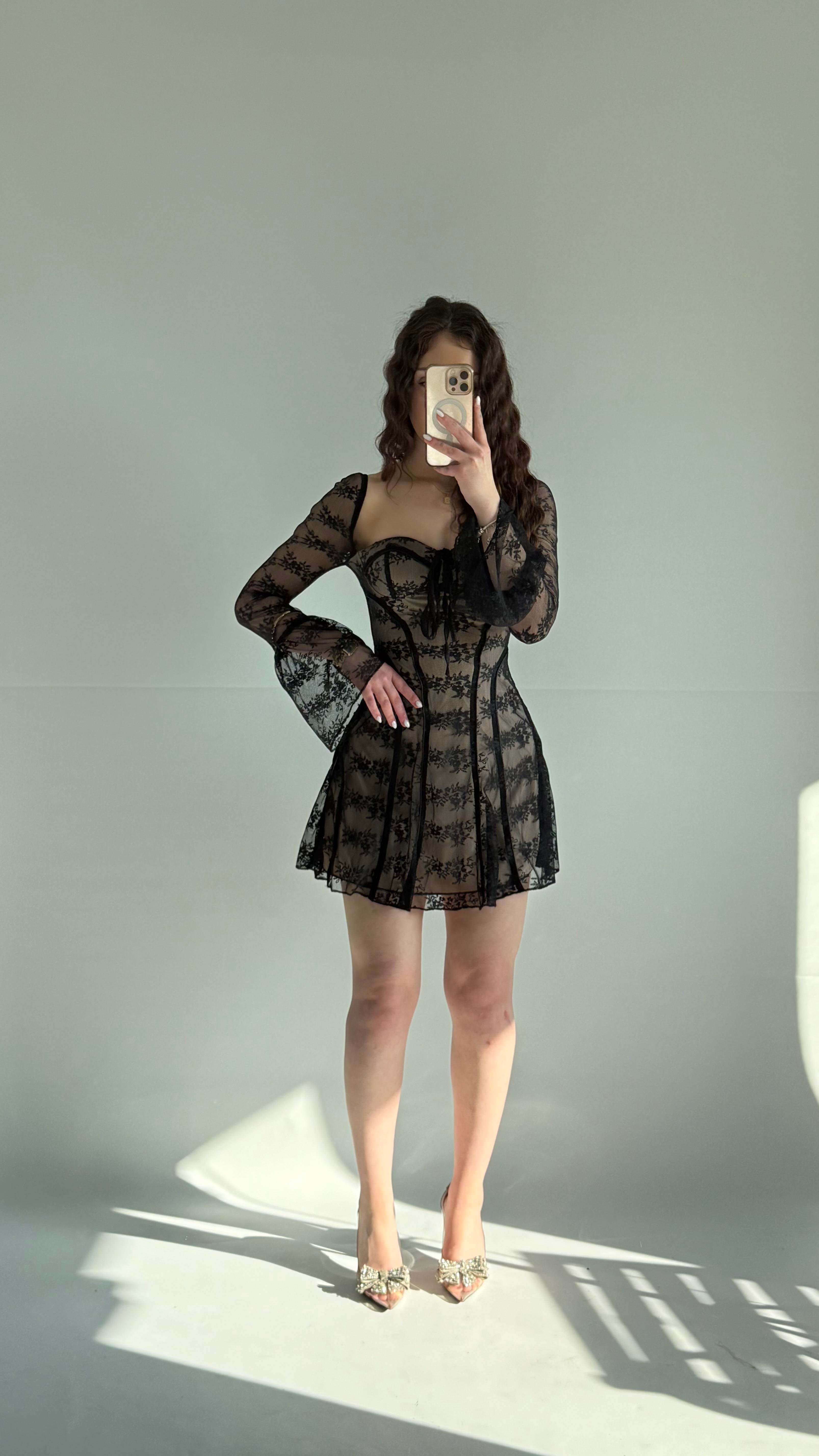 Bella Siyah Elbise
