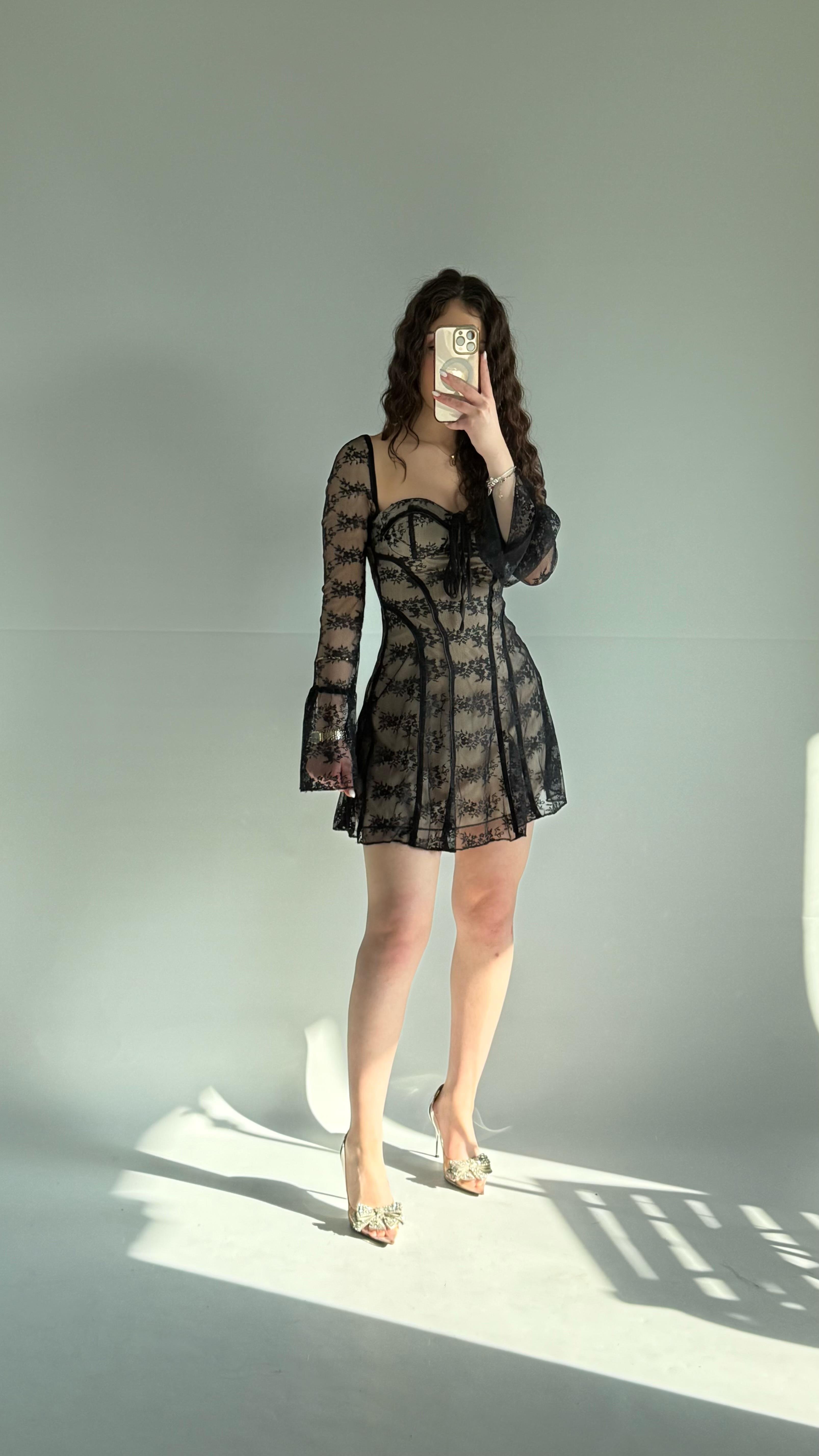 Bella Siyah Elbise
