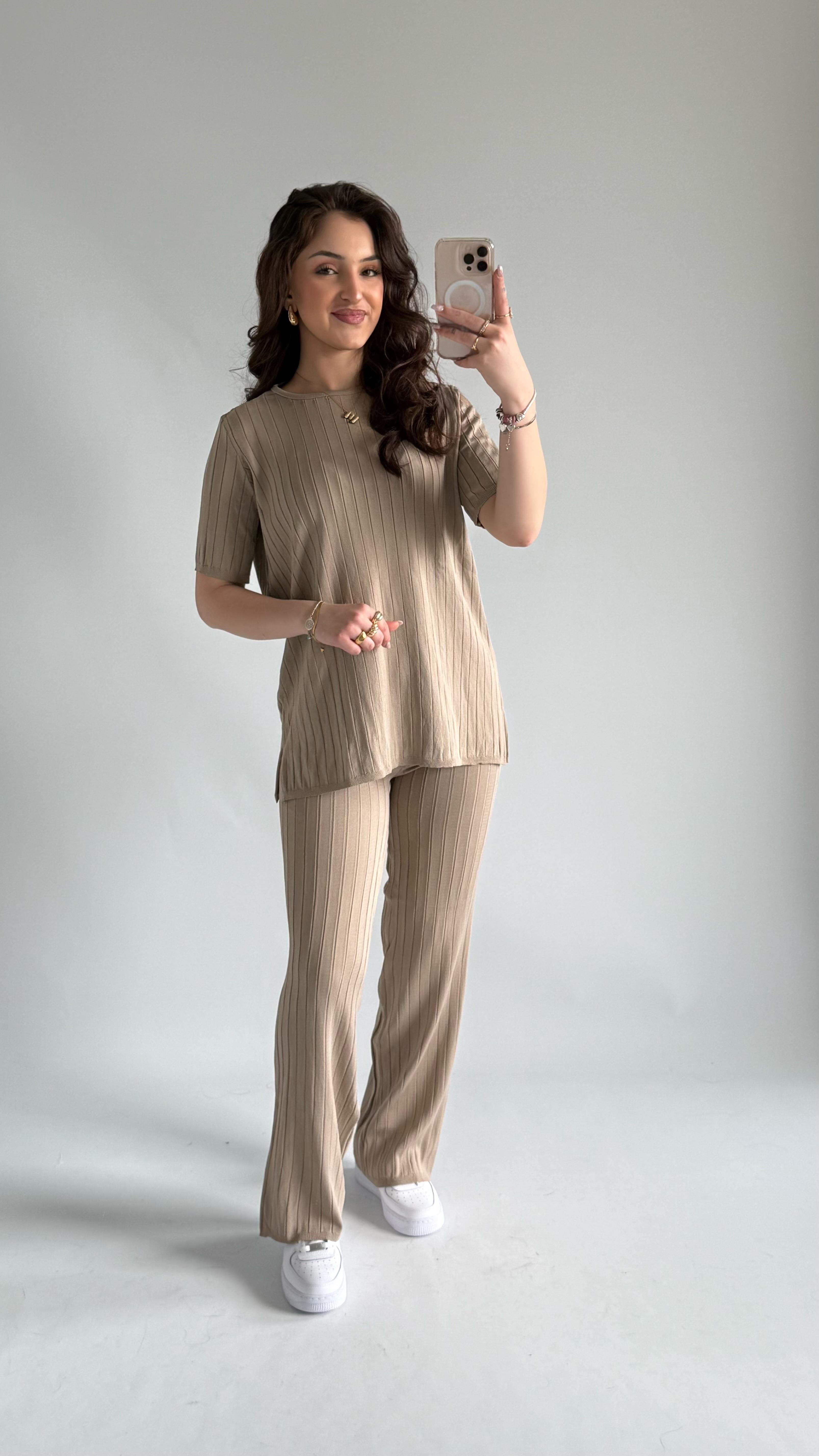 Berlin Triko Takım Vizon