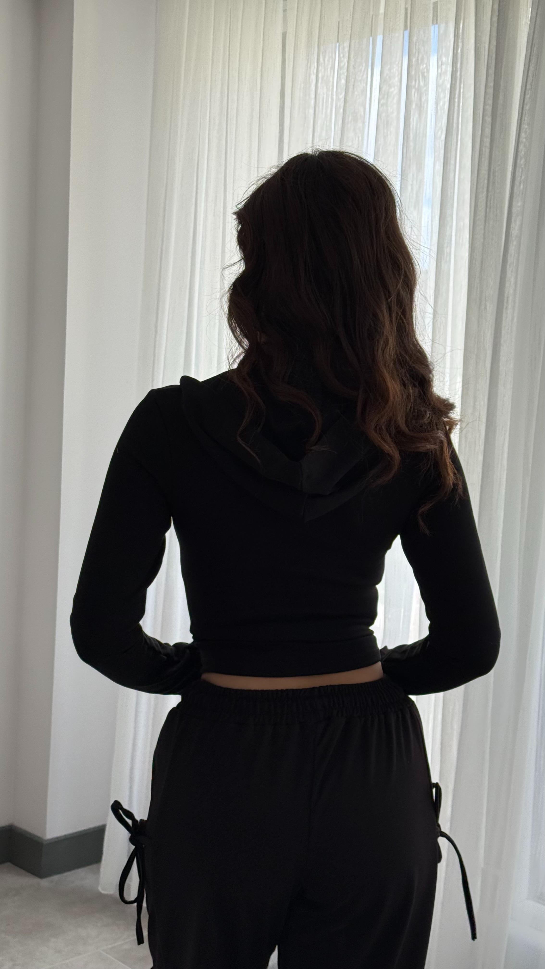 Bers. Parmak Detaylı Sweat Siyah