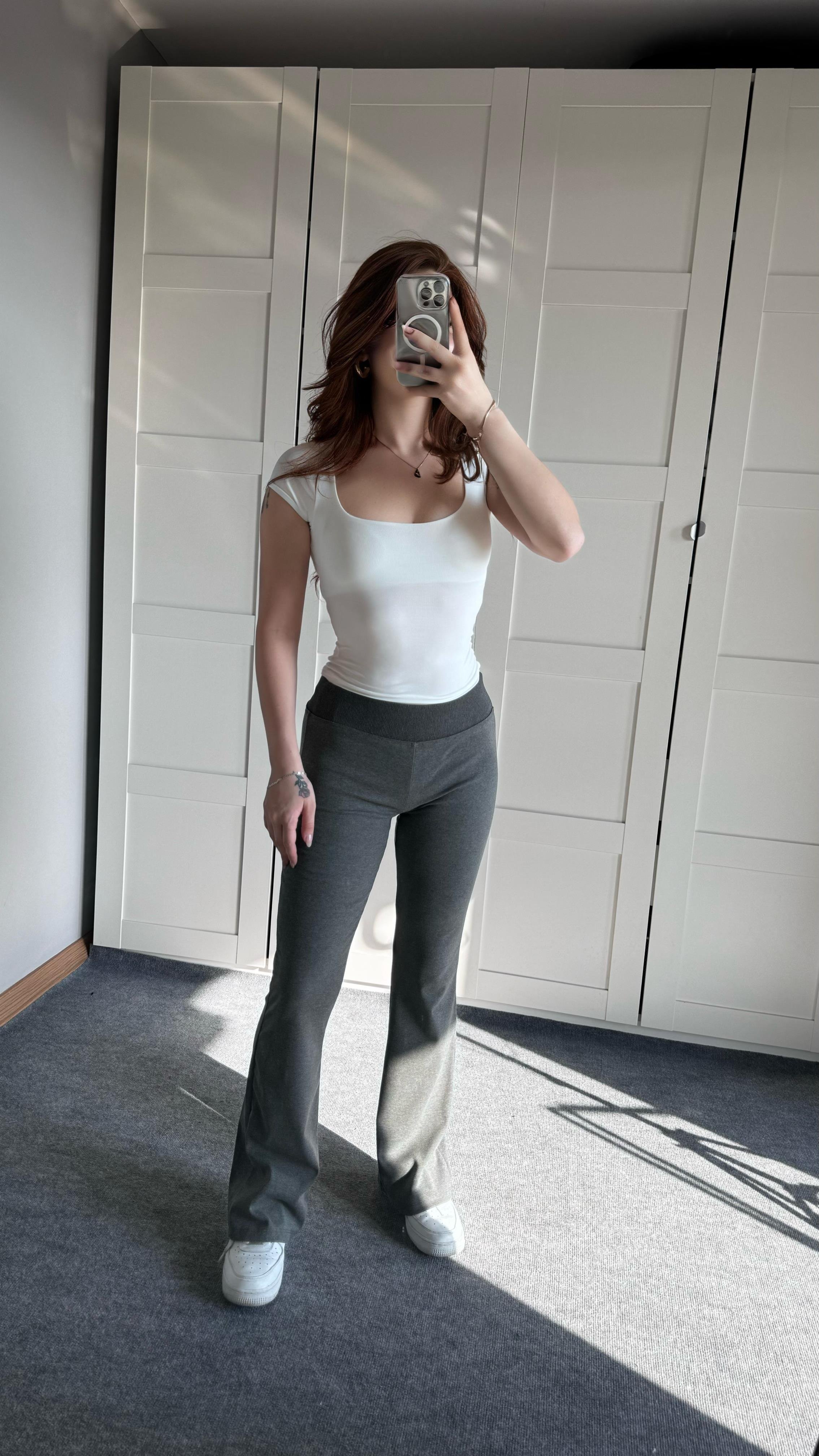 Bershka Antrasit Eşofman 