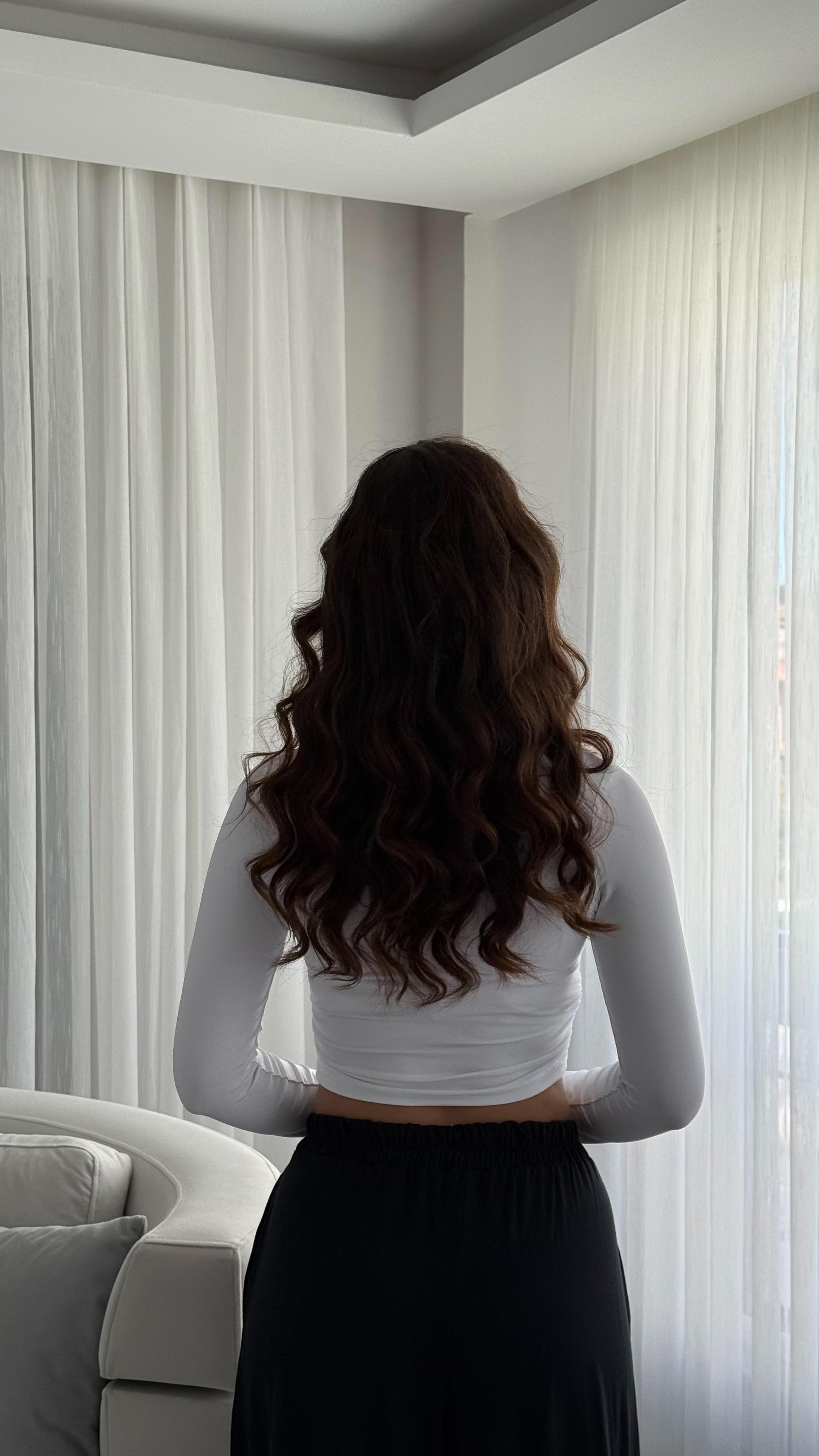Bisiklet Yaka Yan Büzgülü Crop Beyaz