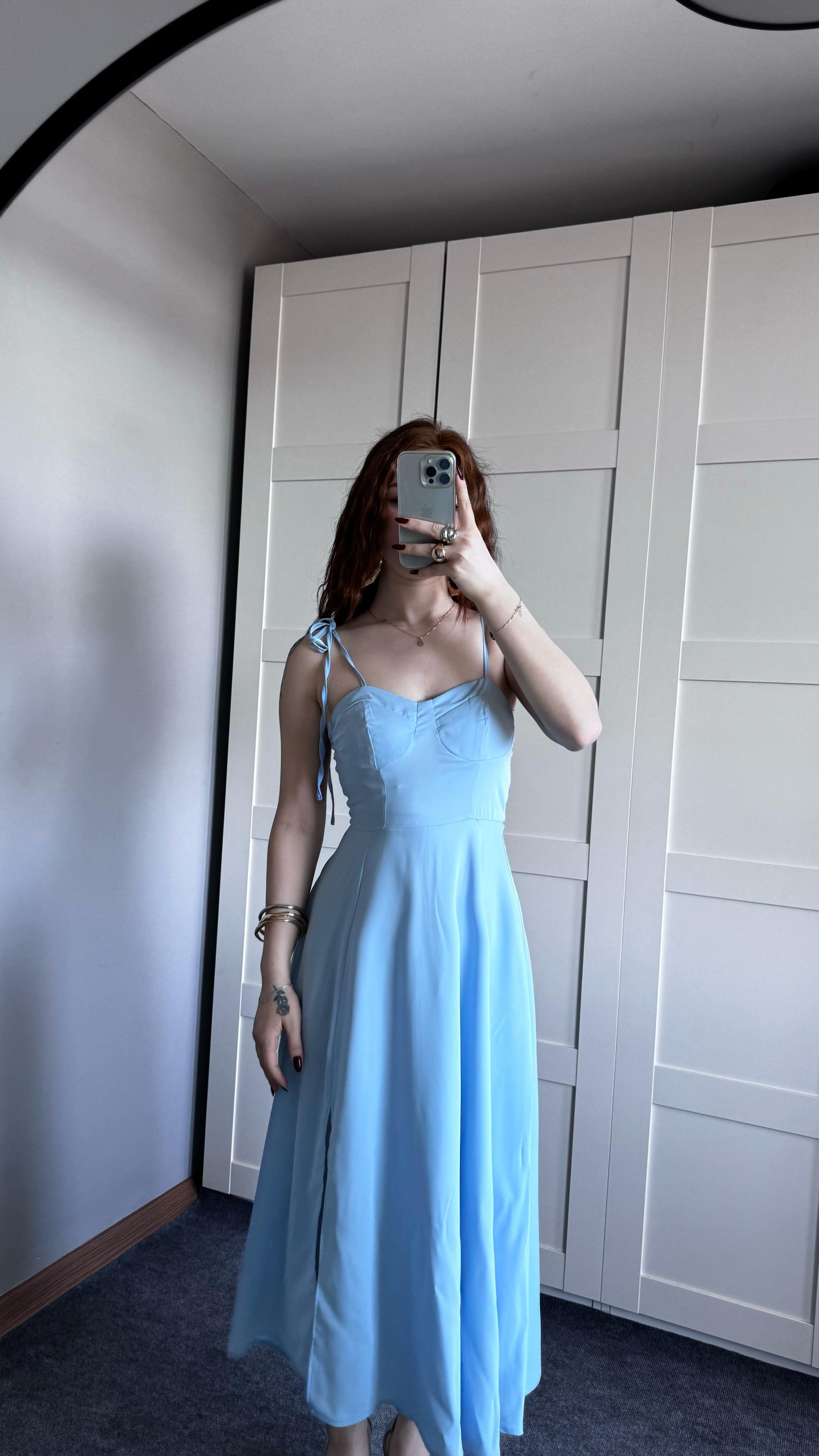 Blue Elbise Özel Üretim