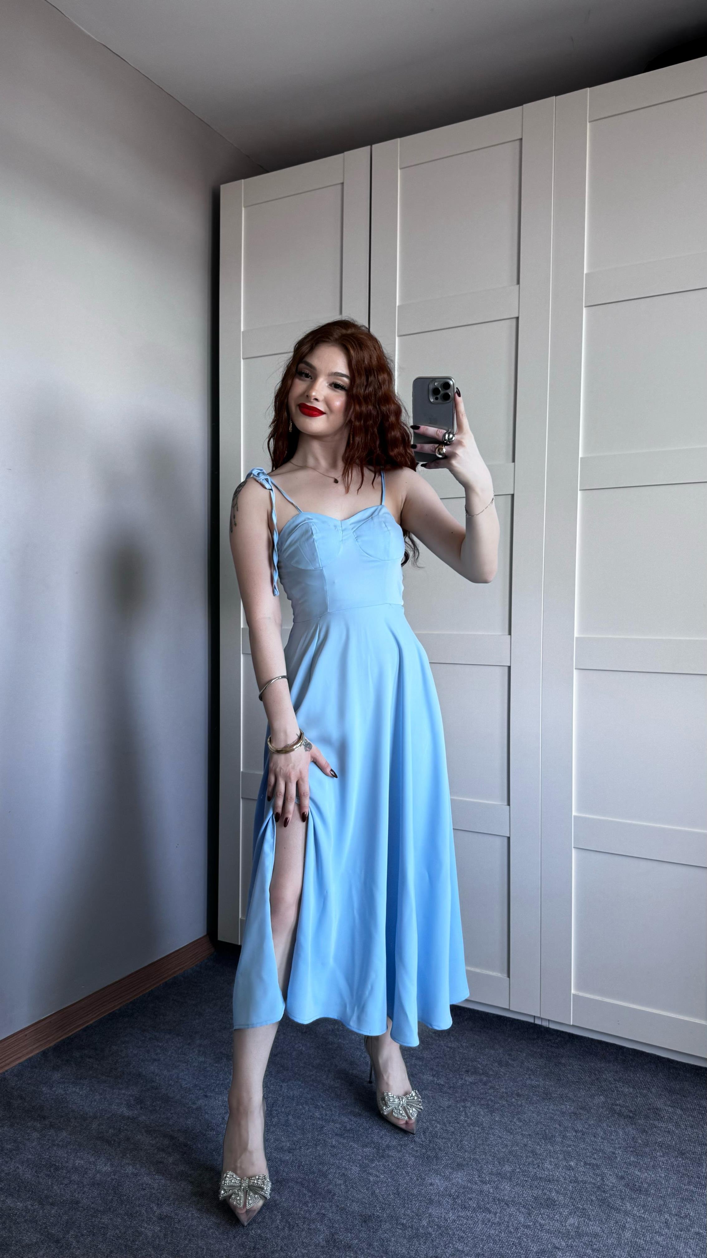 Blue Elbise Özel Üretim