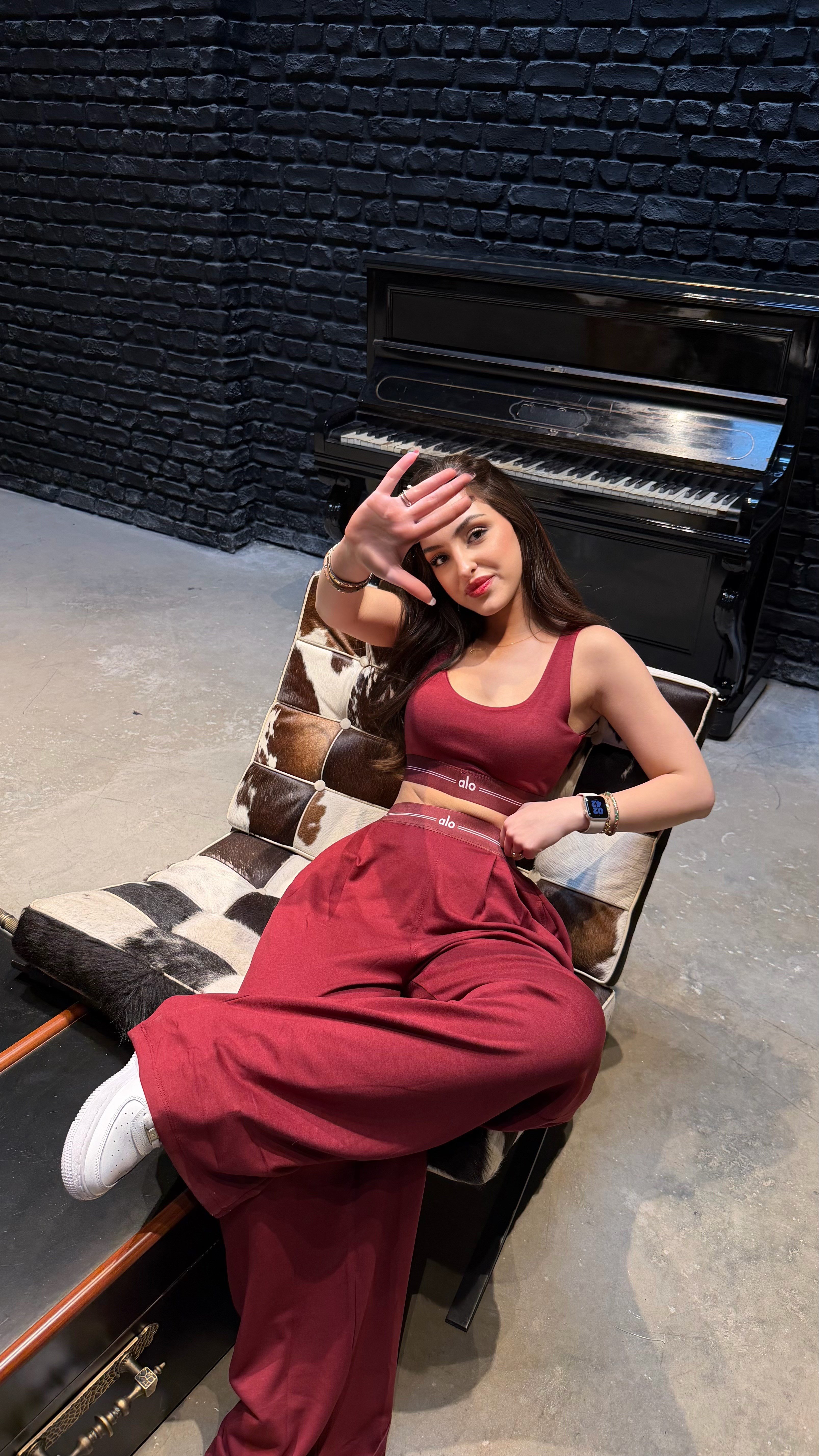Bralet Kemer Eşofman Takım Bordo 