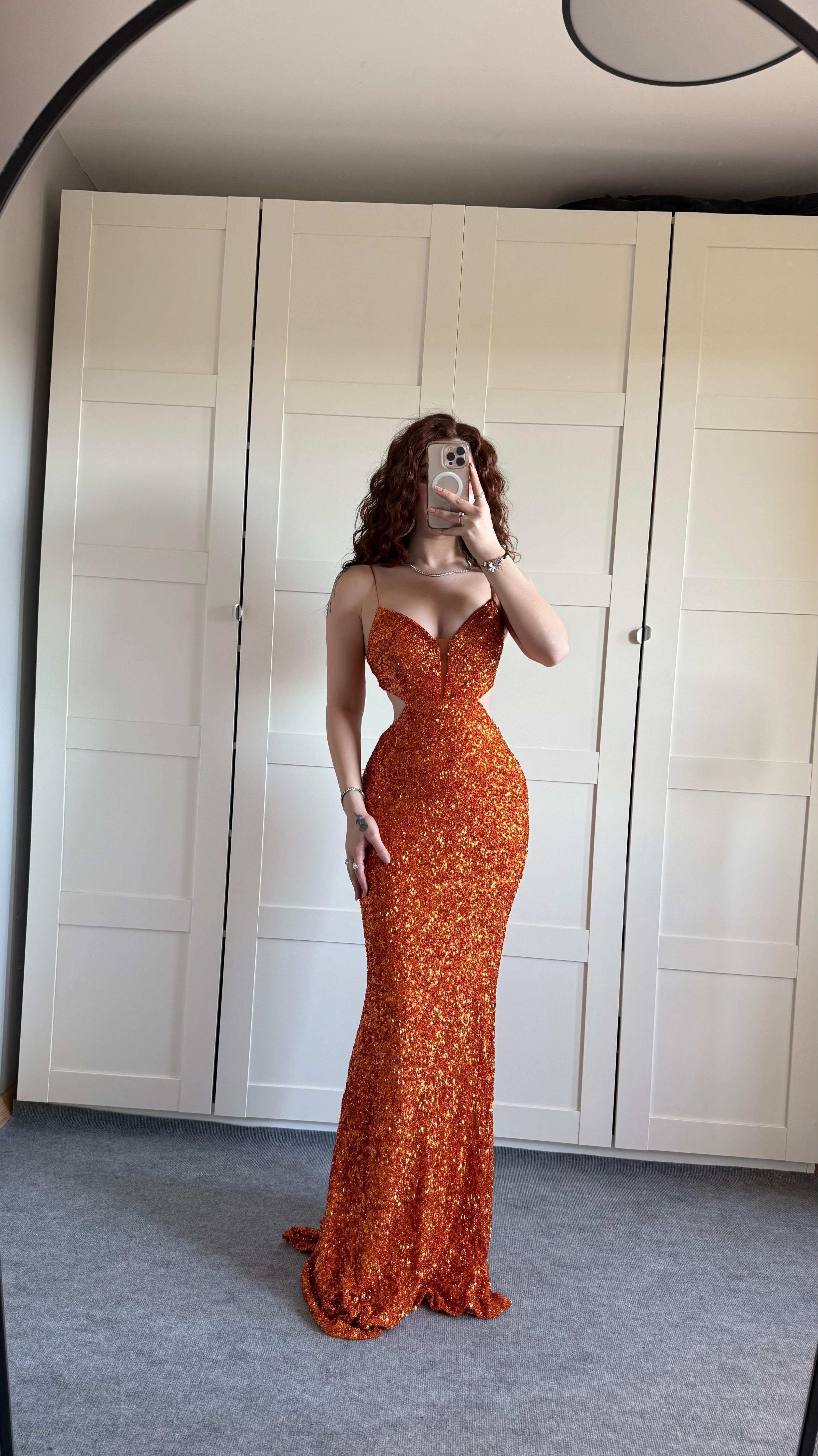 Candice Abiye Turuncu