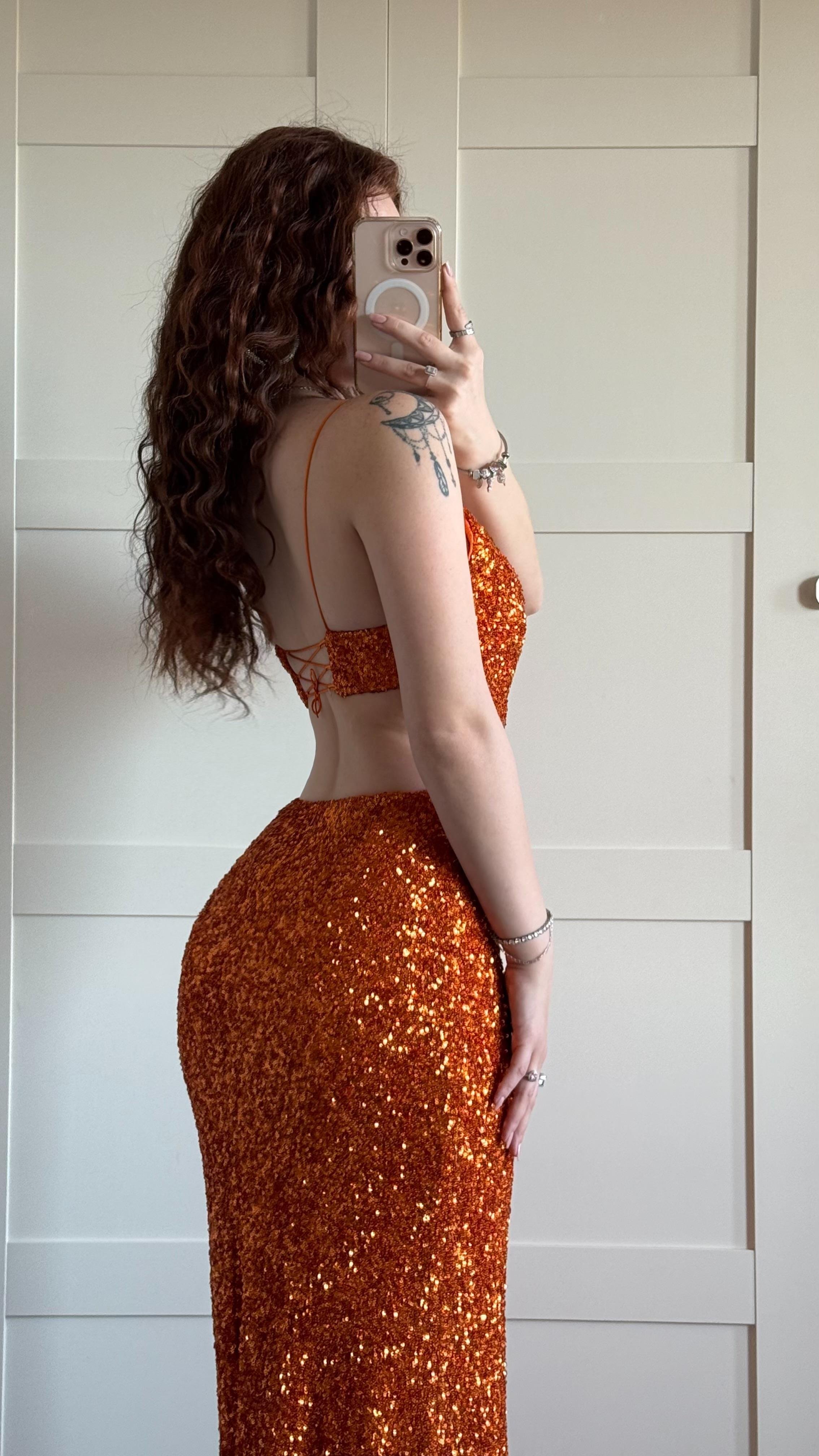 Candice Abiye Turuncu