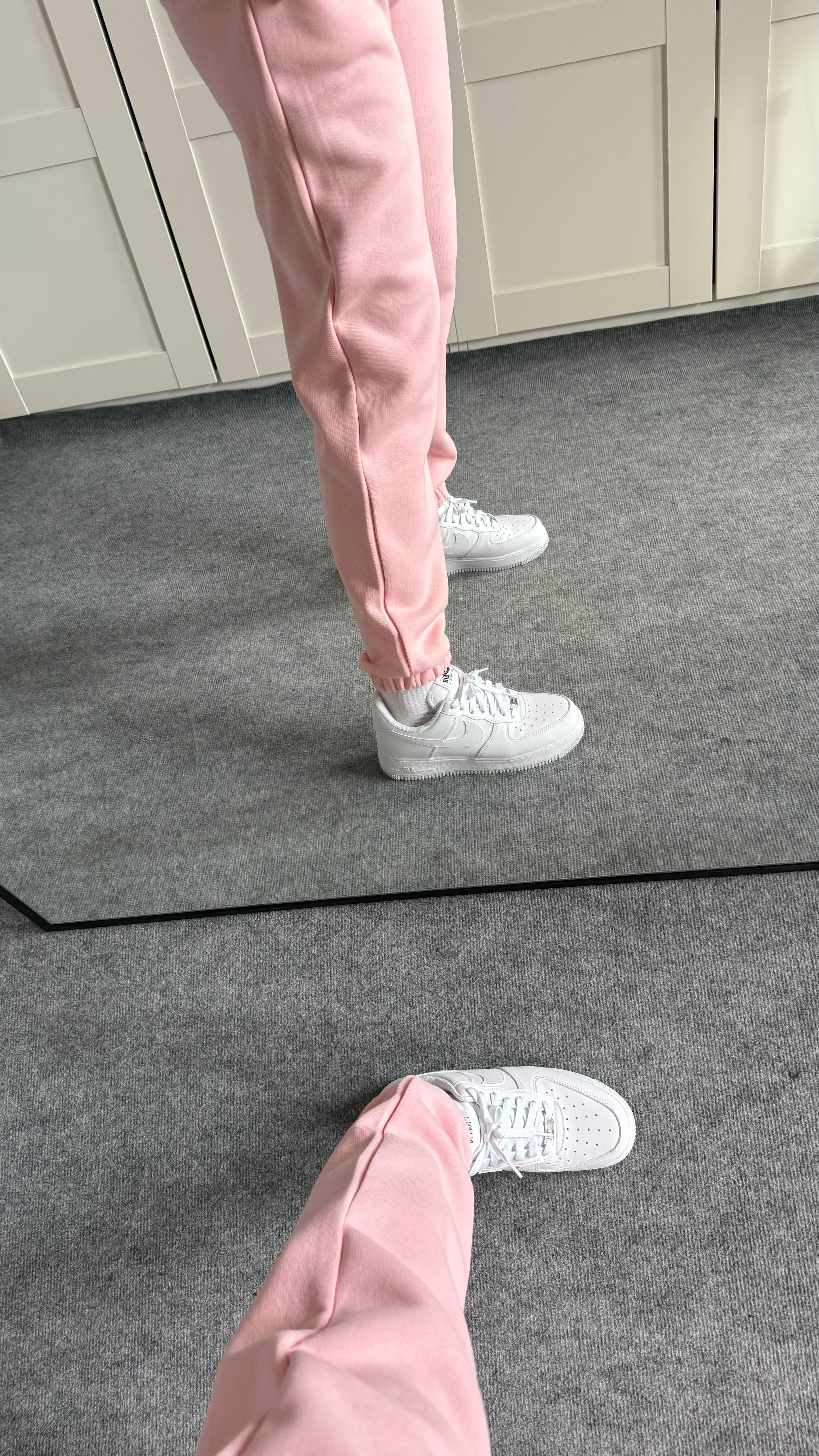 Casual Kapüşonlu Eşofman Takımı Pembe
