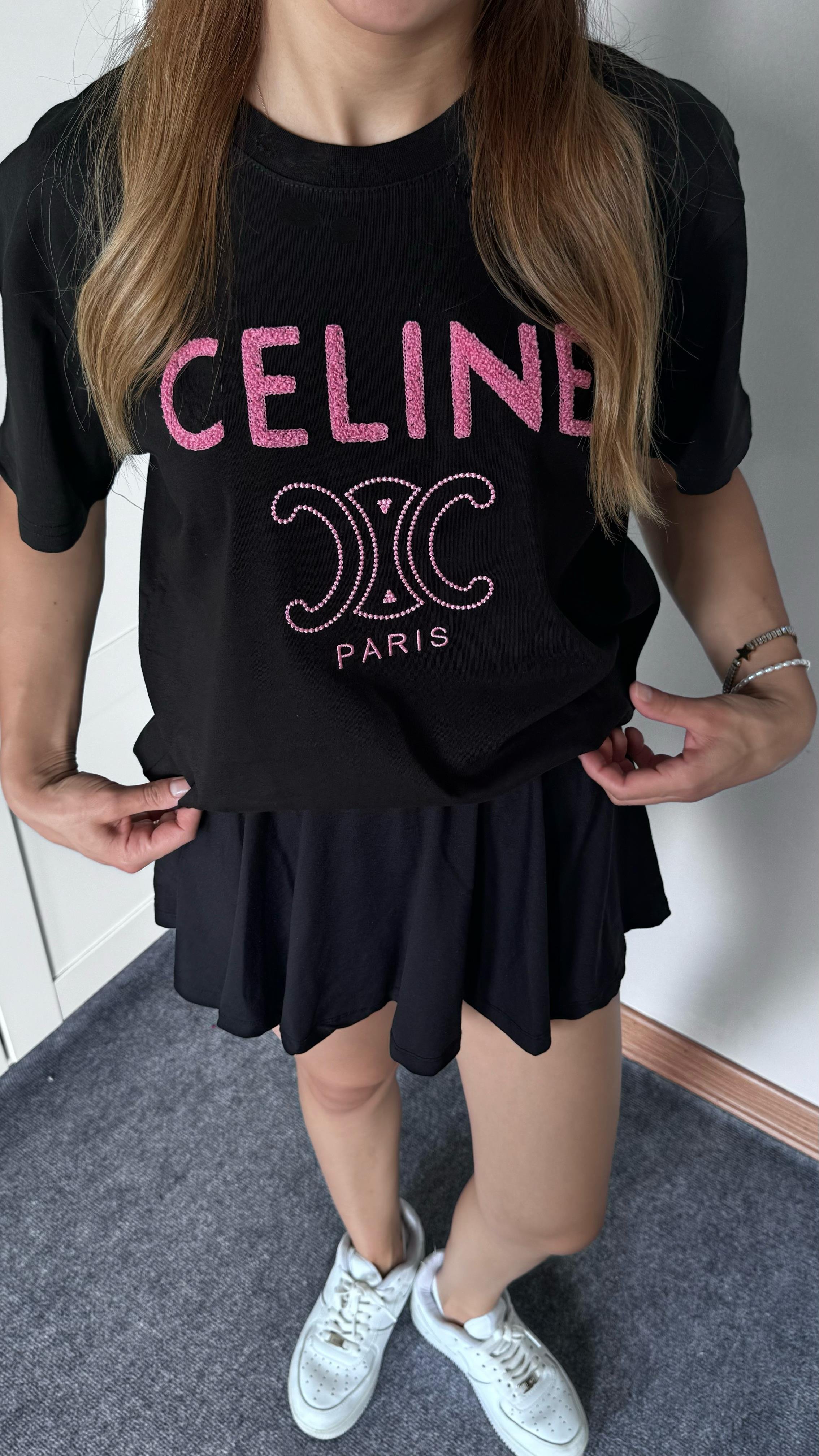 Celine Siyah Tişört