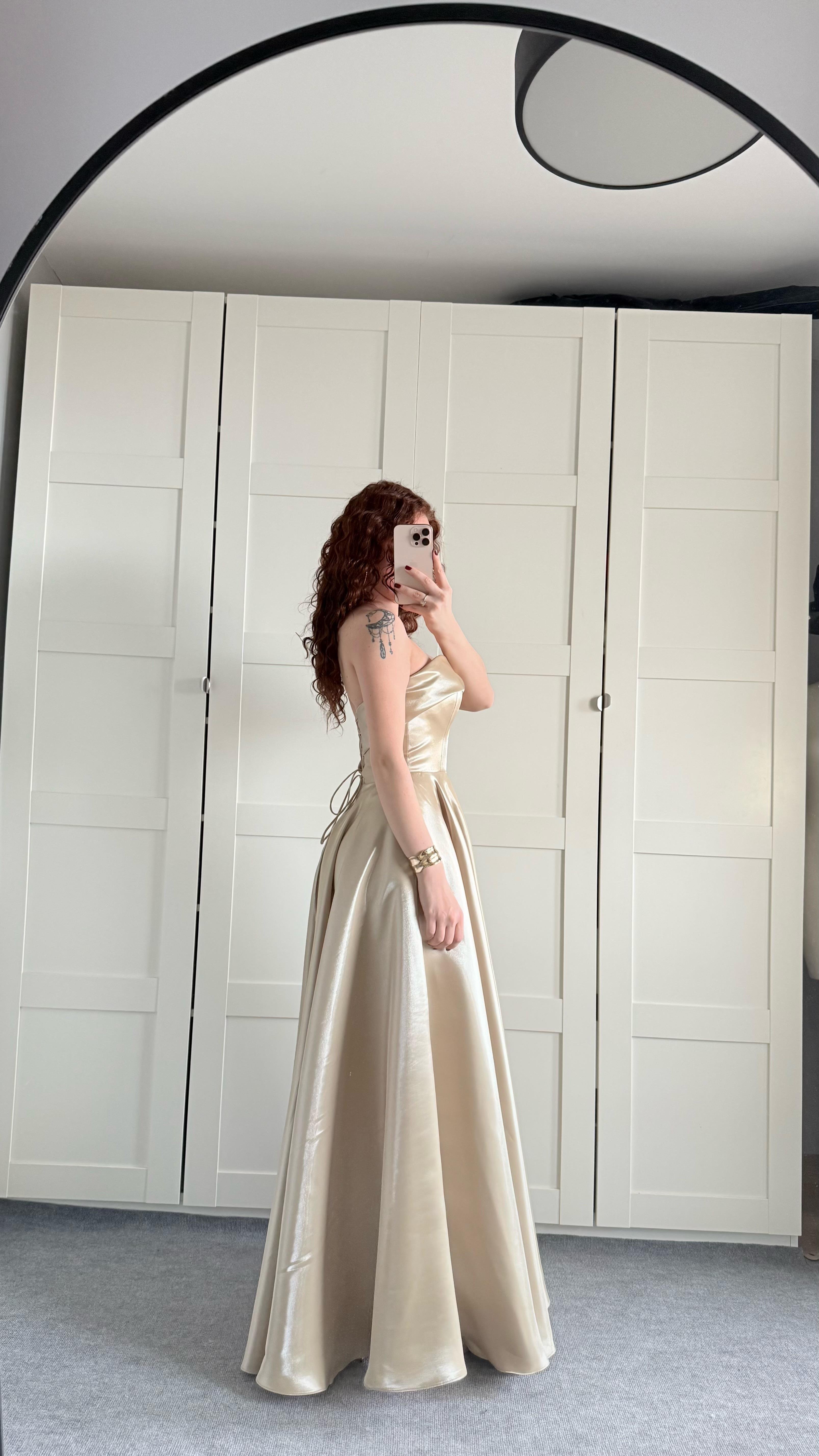 Cindirella Abiye Olive