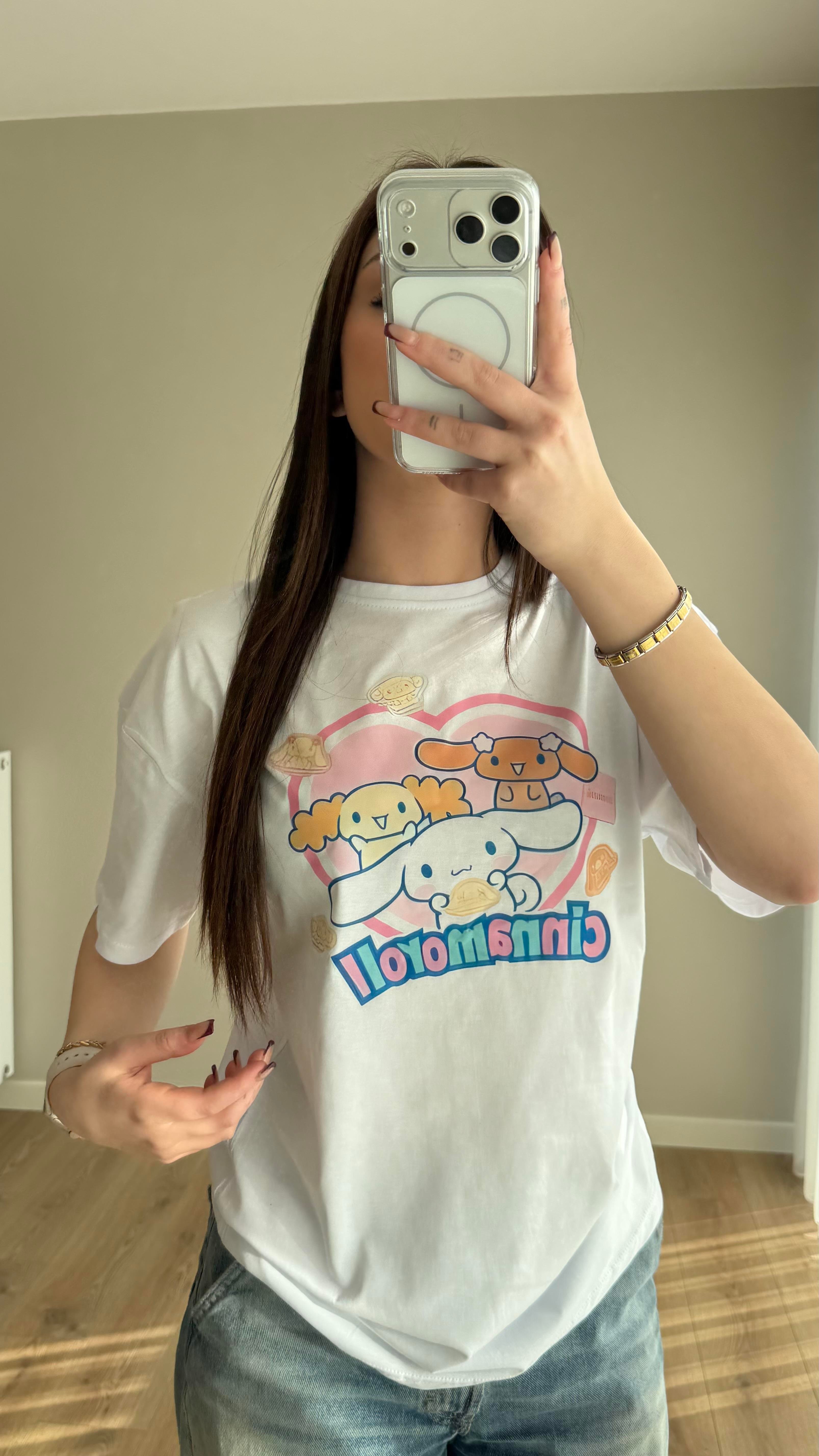 Cinnamoyoll Tişört Beyaz