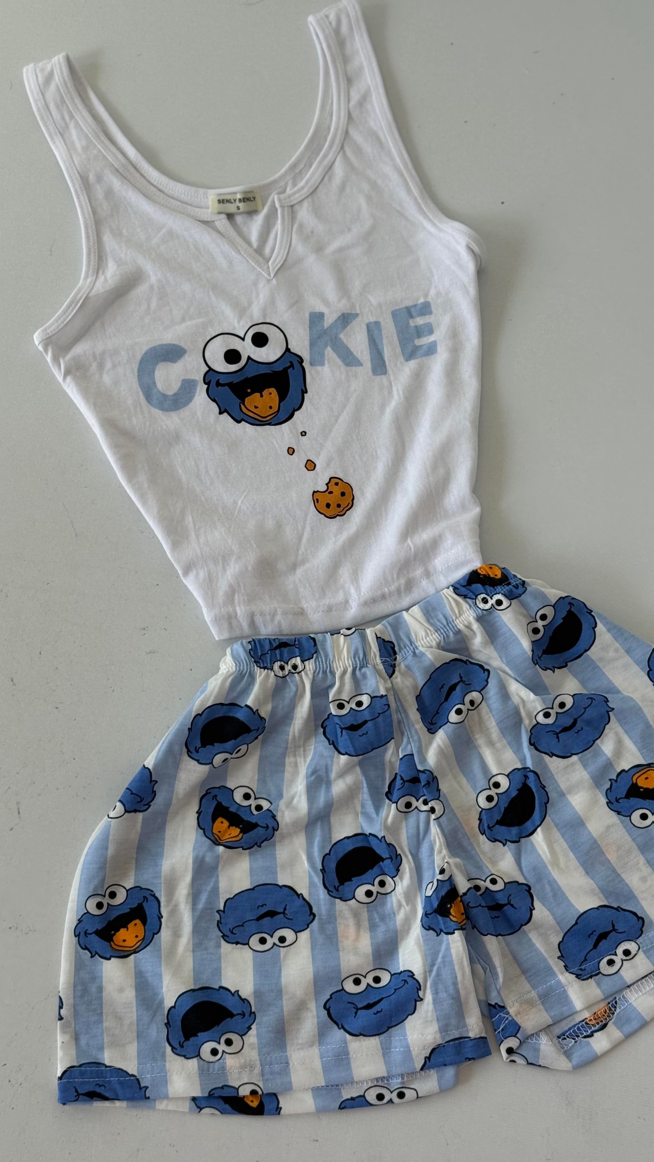 Cokie Şort Takım Mavi