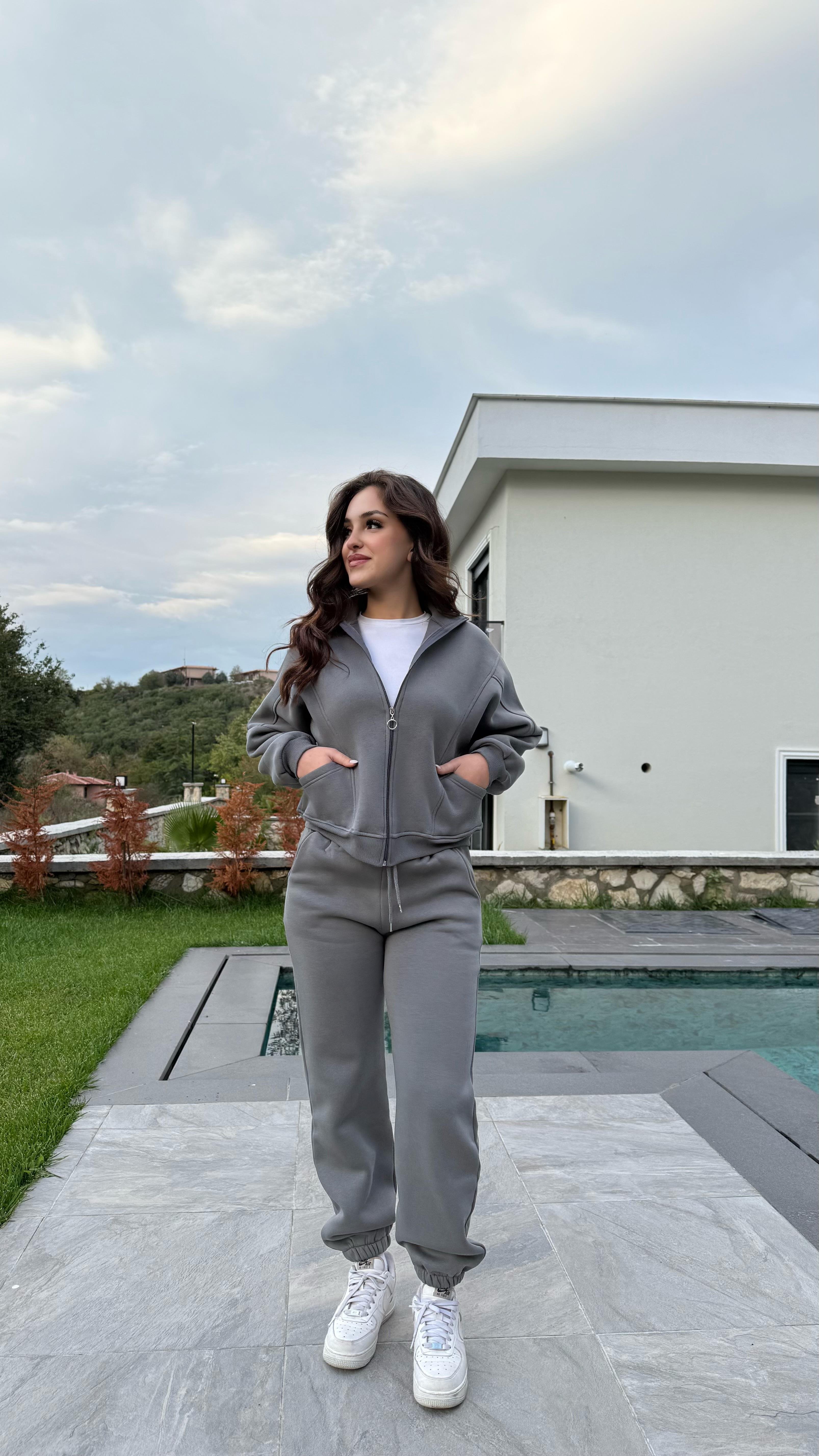 Comfort Basıc Eşofman Takımı Antrasit