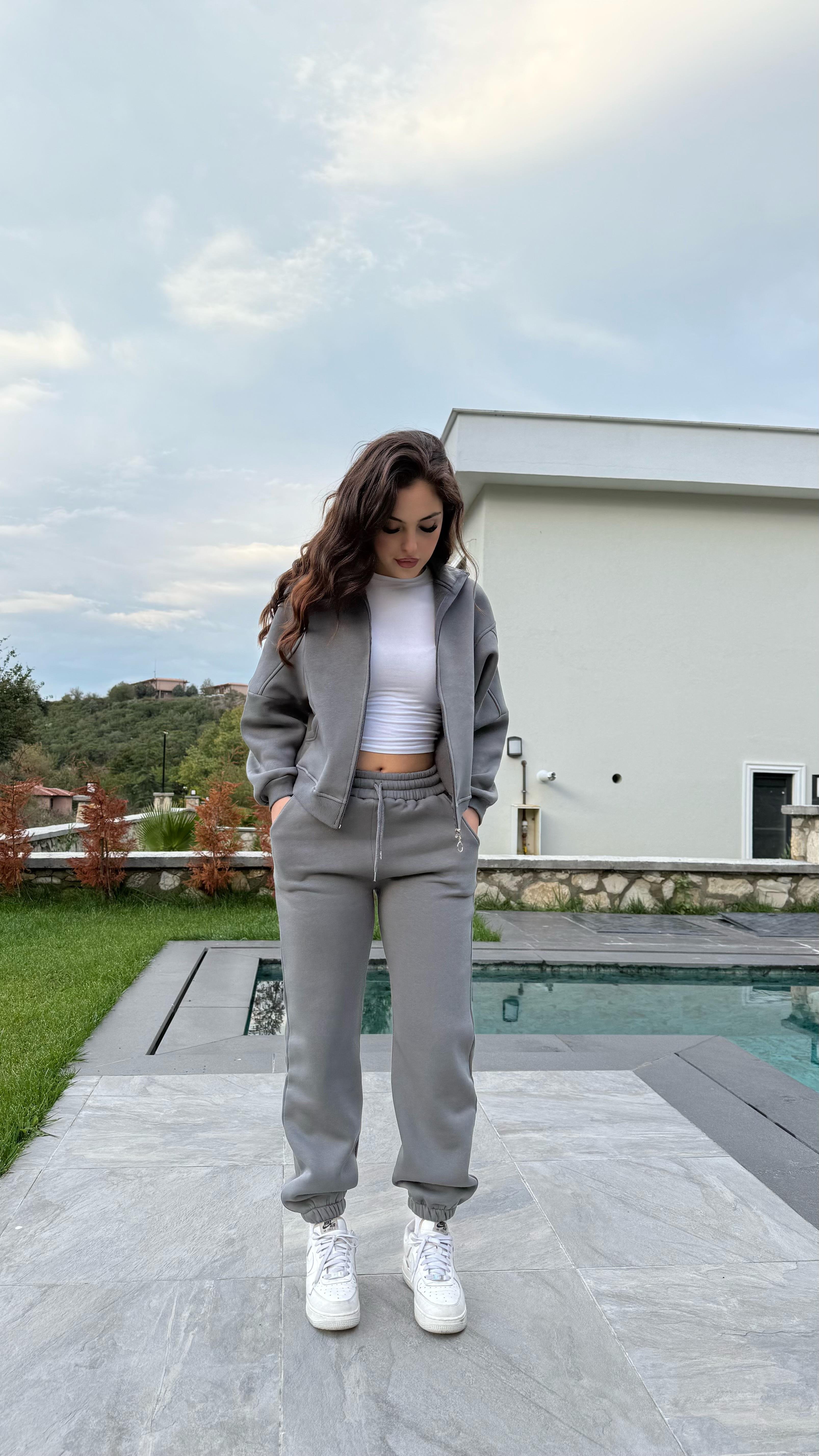 Comfort Basıc Eşofman Takımı Antrasit