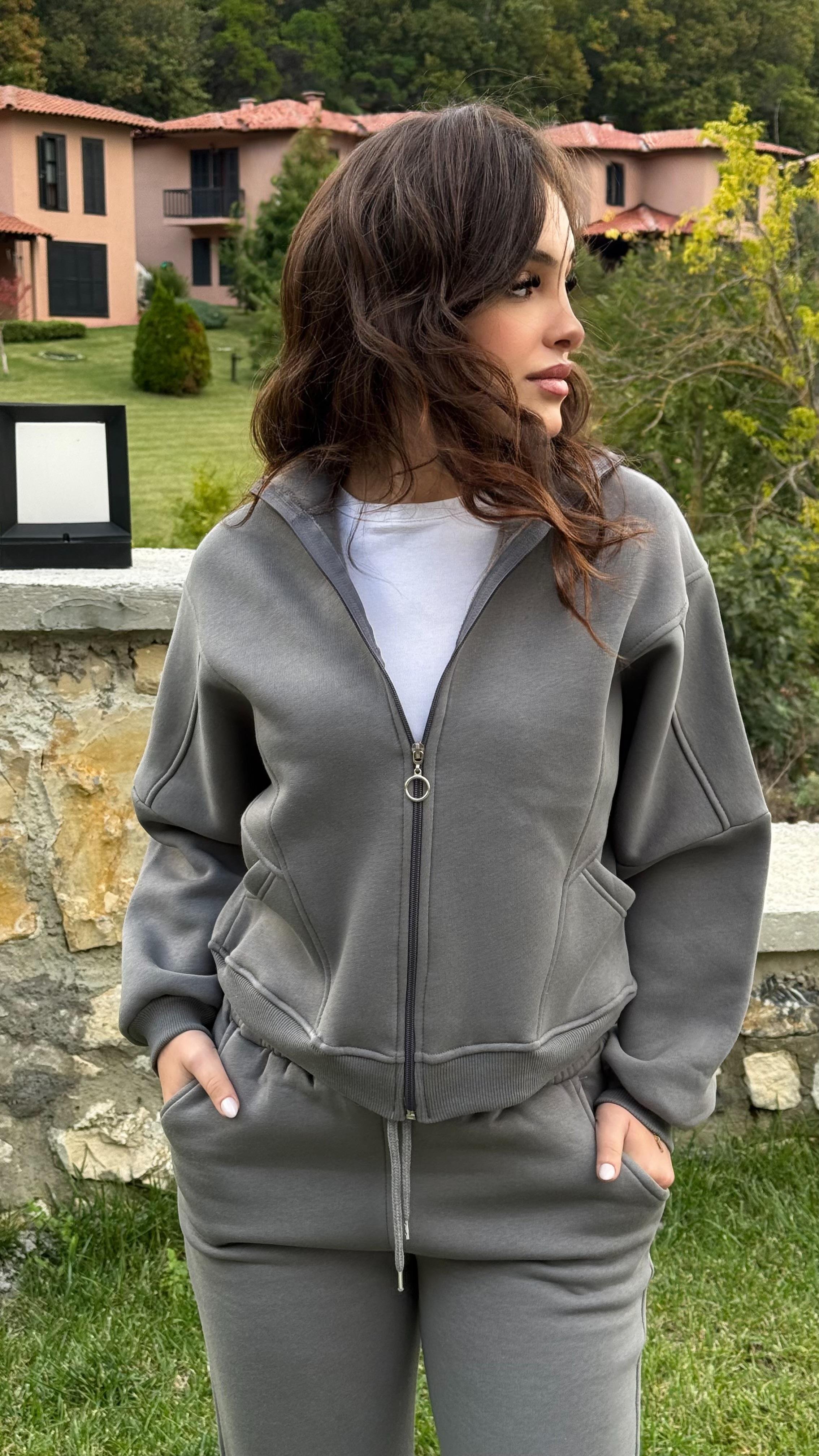 Comfort Basıc Eşofman Takımı Antrasit