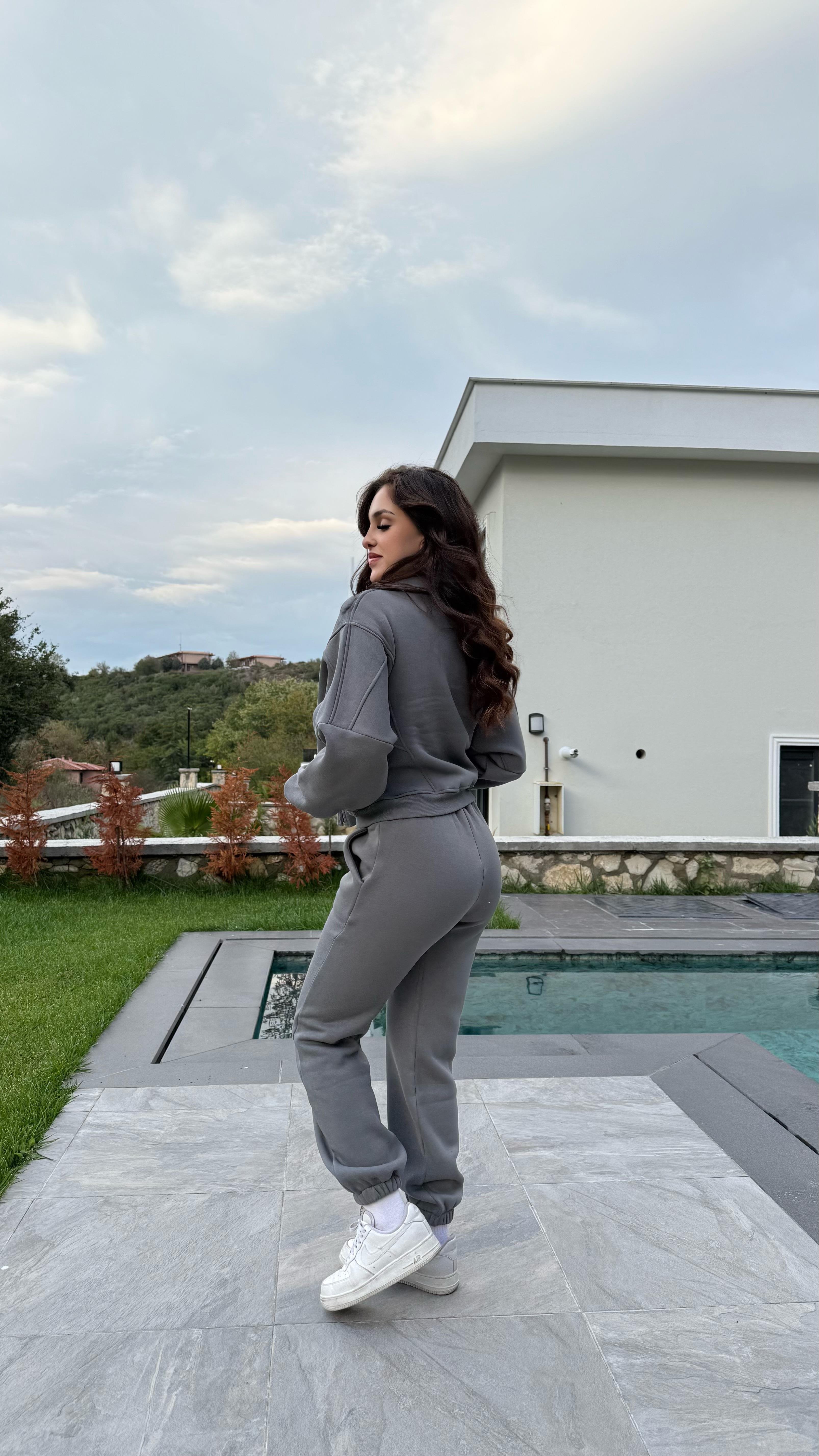 Comfort Basıc Eşofman Takımı Antrasit