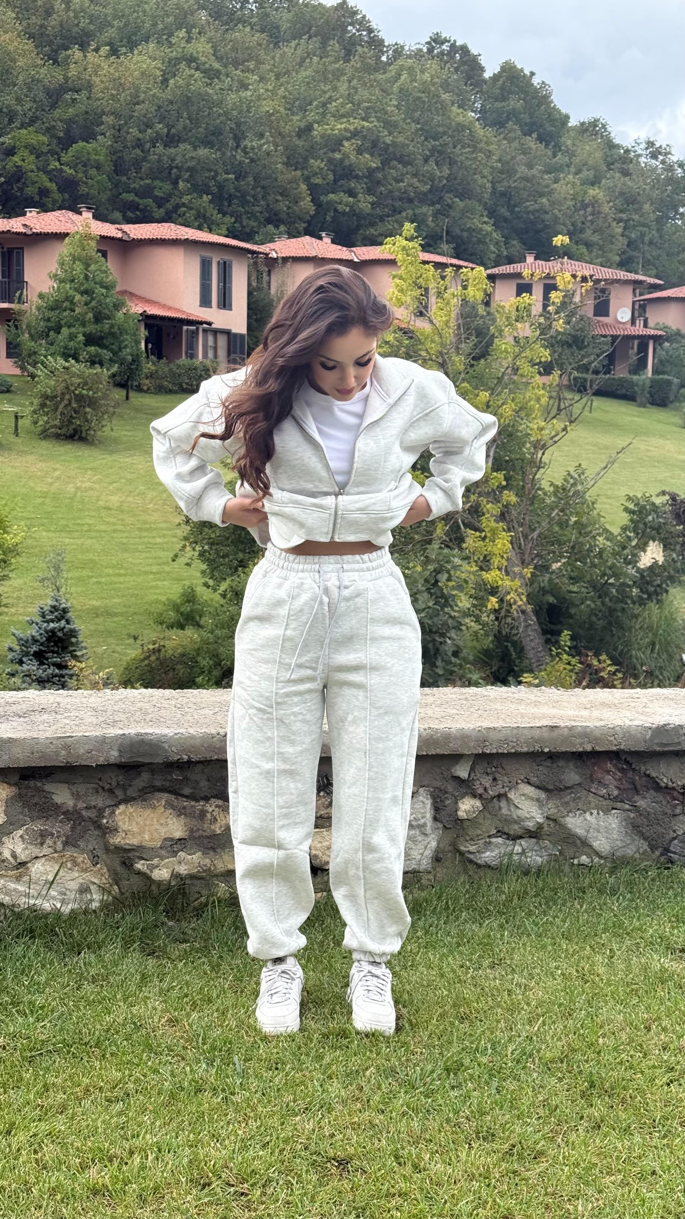 Comfort Basıc Eşofman Takımı Gri