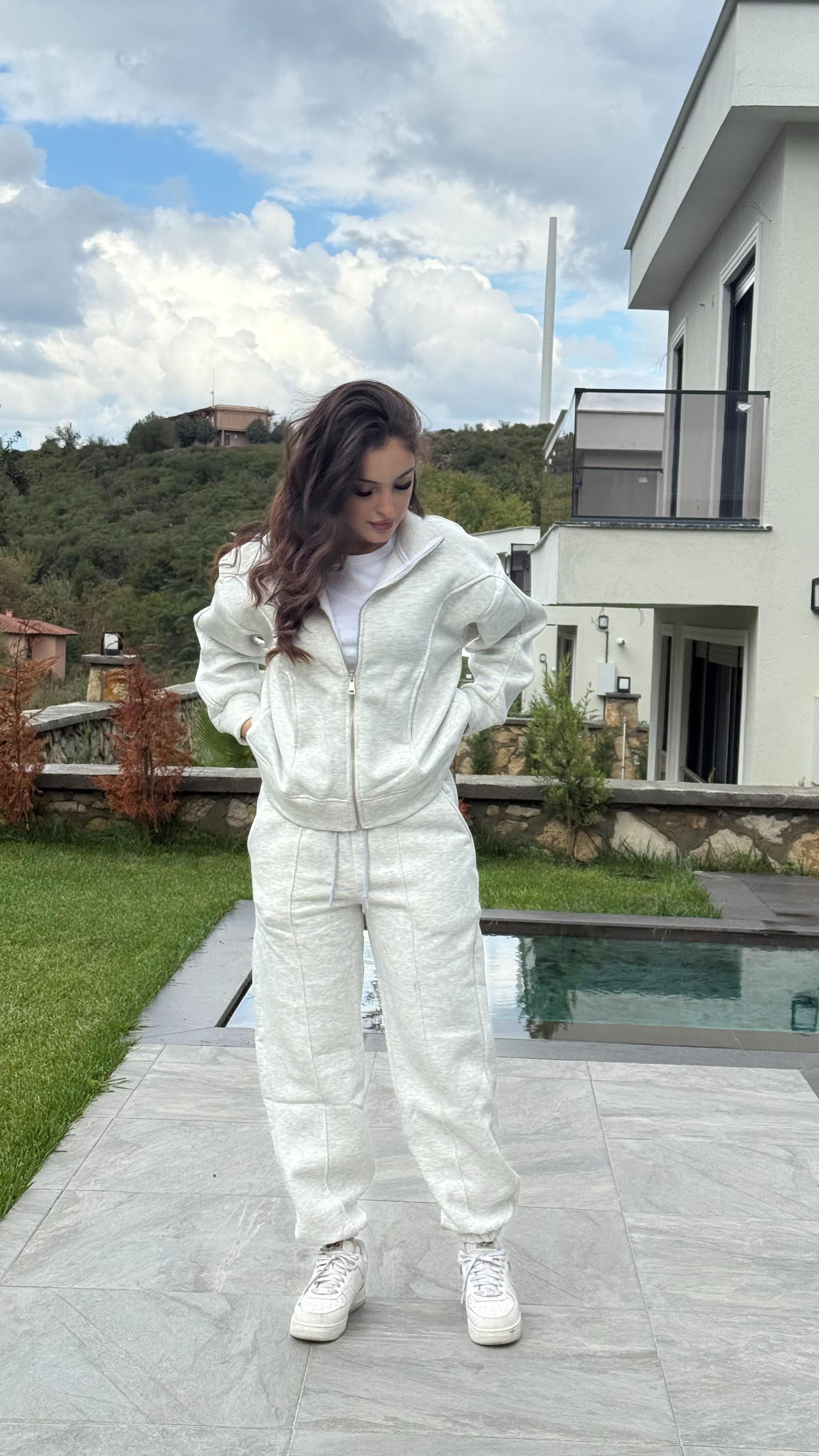 Comfort Basıc Eşofman Takımı Gri