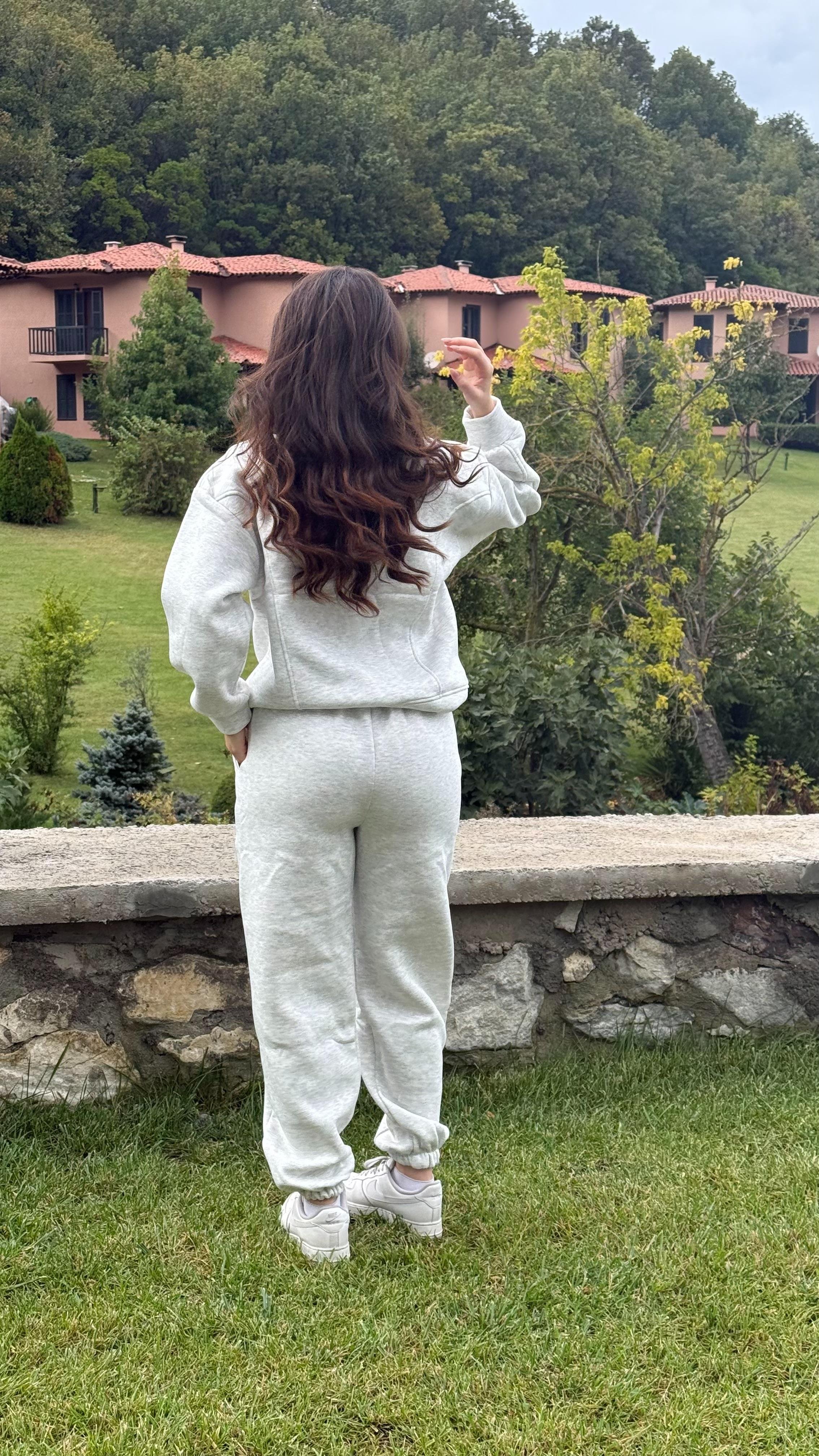 Comfort Basıc Eşofman Takımı Gri