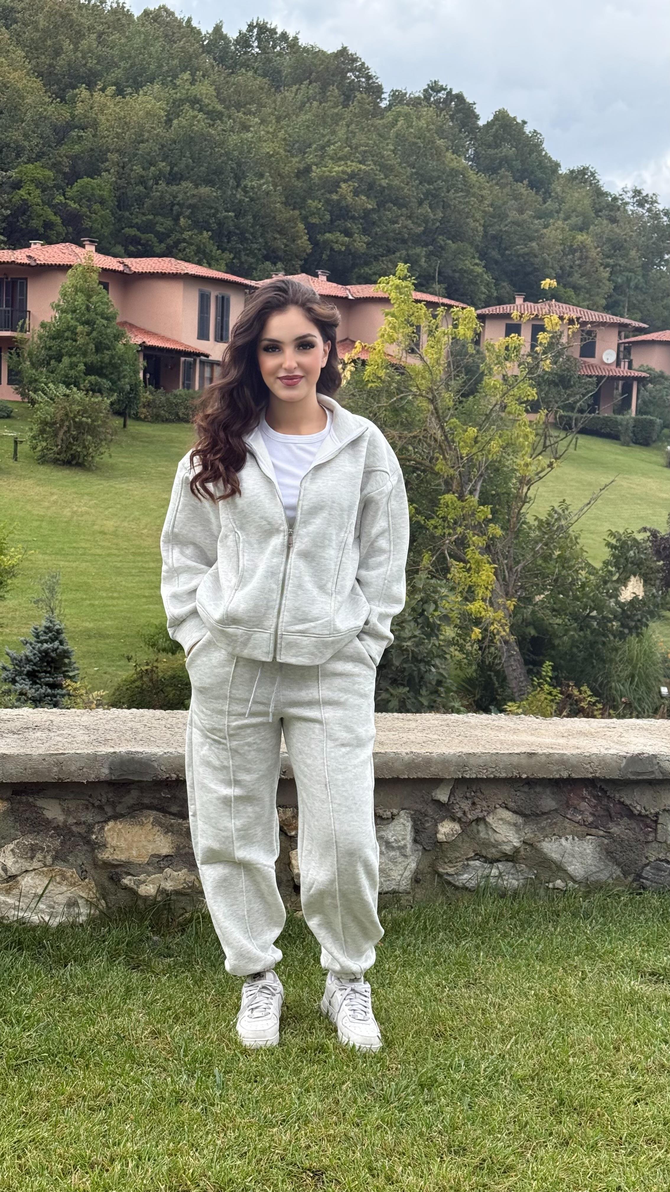 Comfort Basıc Eşofman Takımı Gri