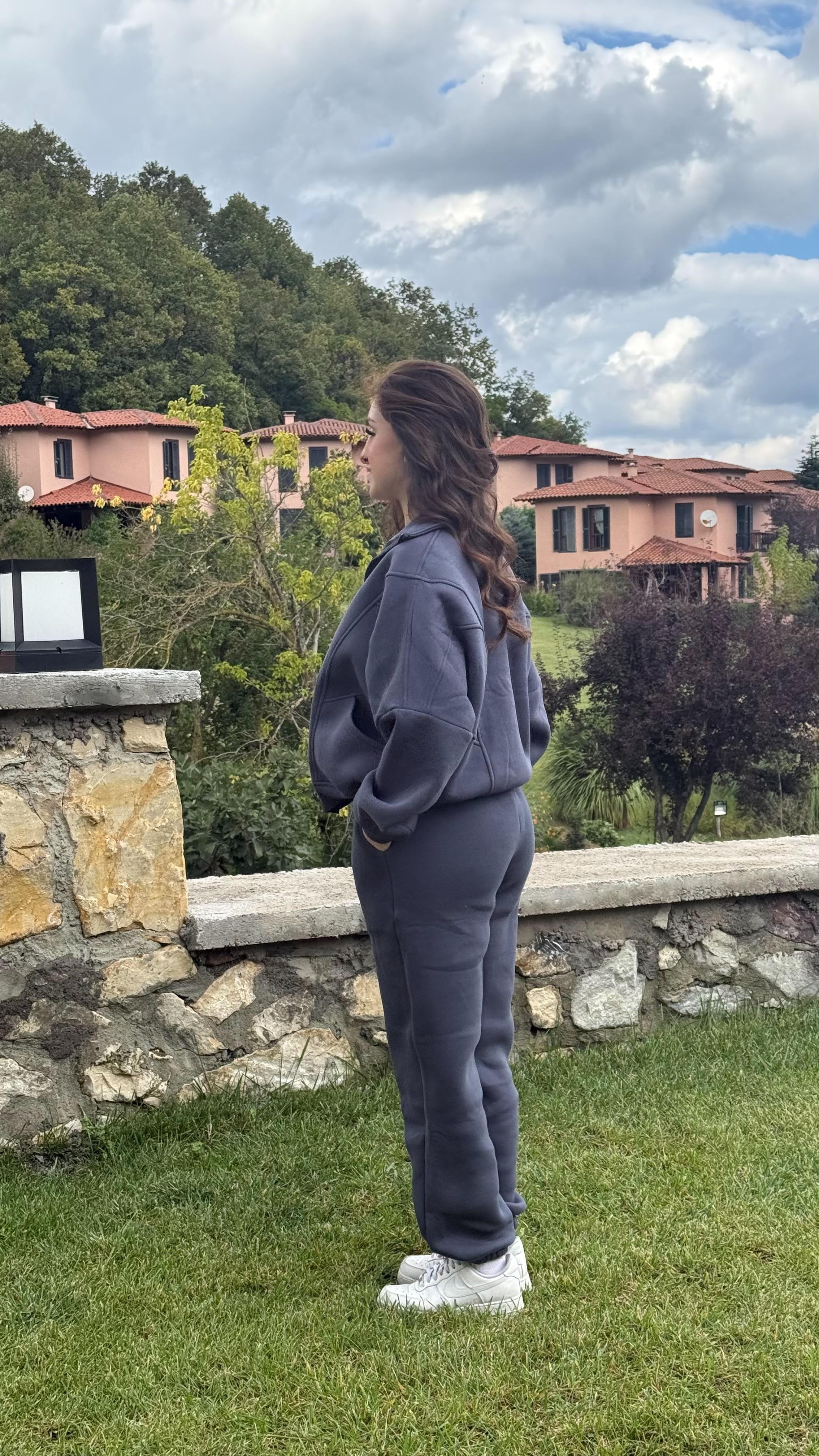 Comfort Basıc Eşofman Takımı İndigo