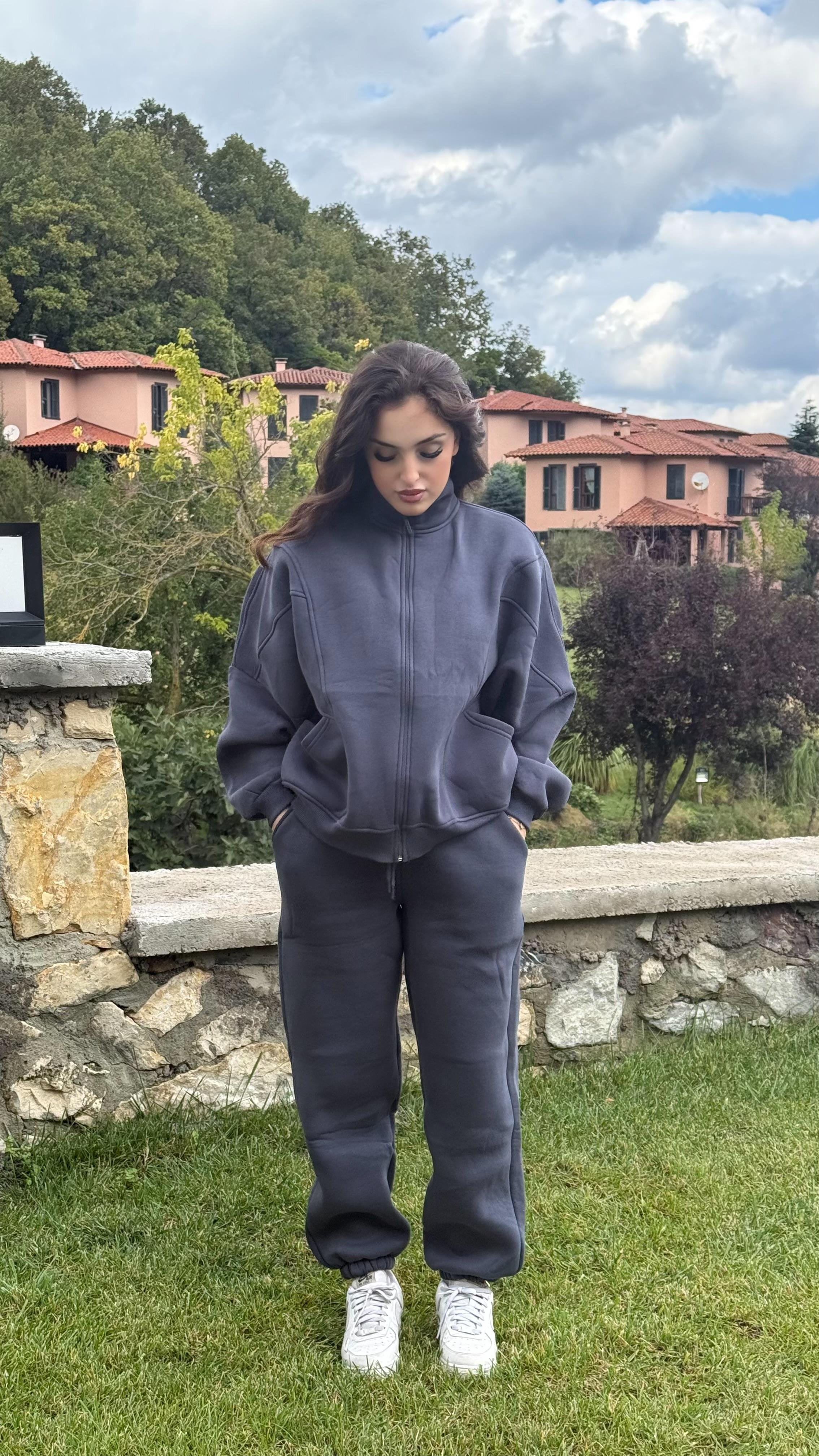 Comfort Basıc Eşofman Takımı İndigo